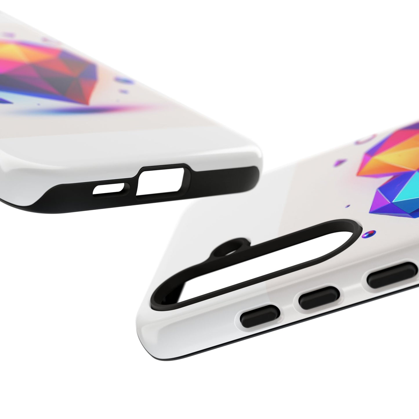 Vibrant Heart Phone Case, Tough Cases, Colorful Phone Cover, Unique Protector, Gift for Her, Cute Accessory