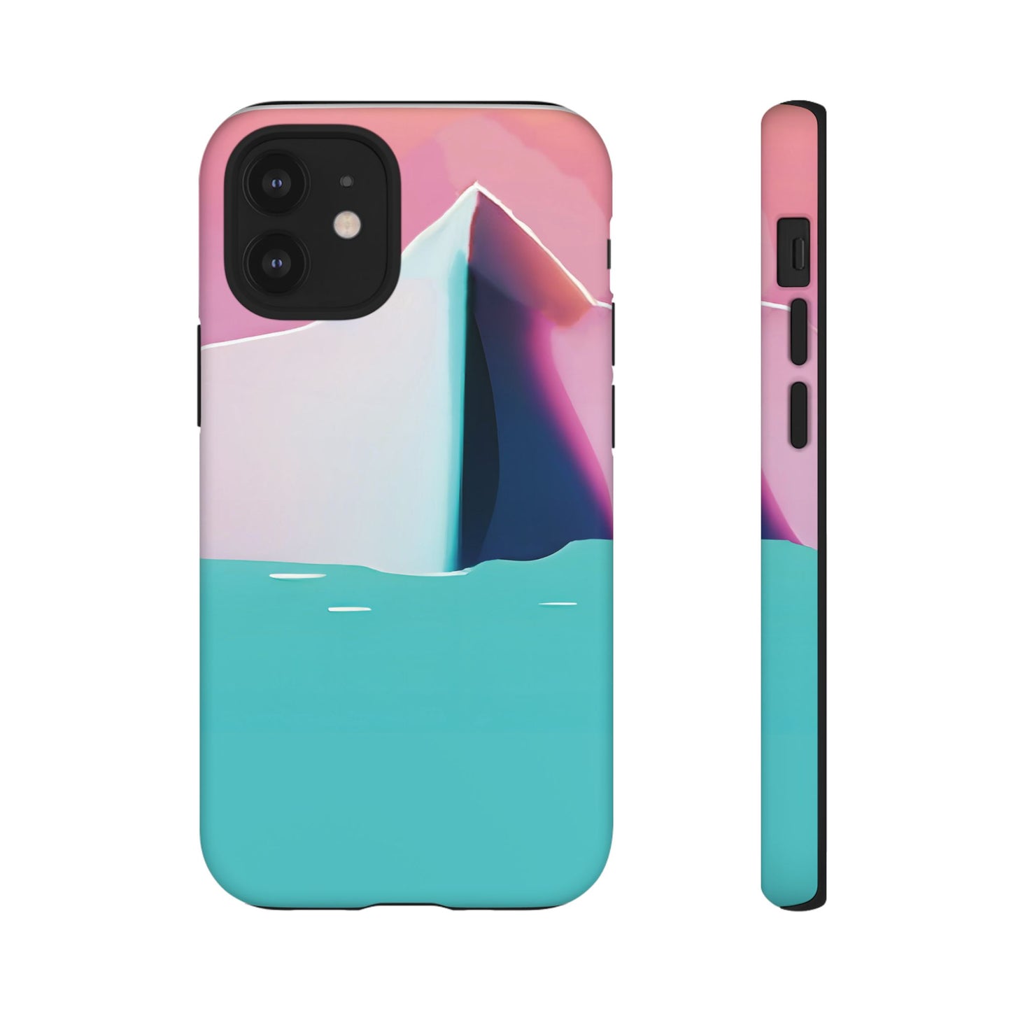 Trendy Phone Case - Abstract Iceberg Design, Phone Cover, Gift for Her, Unique Tech Accessory, Cool Aesthetic