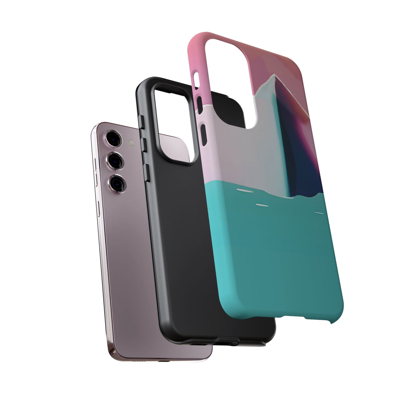 Trendy Phone Case - Abstract Iceberg Design, Phone Cover, Gift for Her, Unique Tech Accessory, Cool Aesthetic