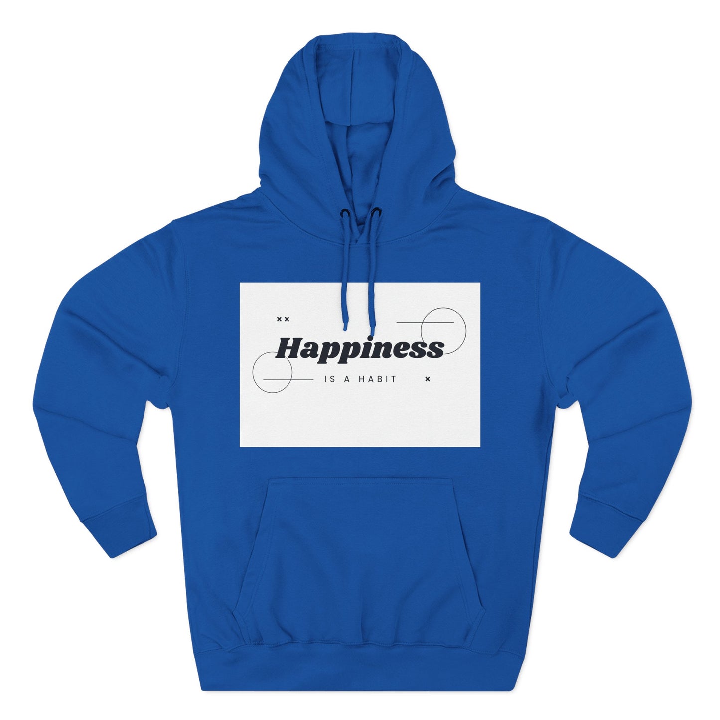 Happiness Is A Habit Hoodie, Cozy Sweatshirt, Motivational Apparel, Ideal Gift for Her, Everyday Comfort Wear
