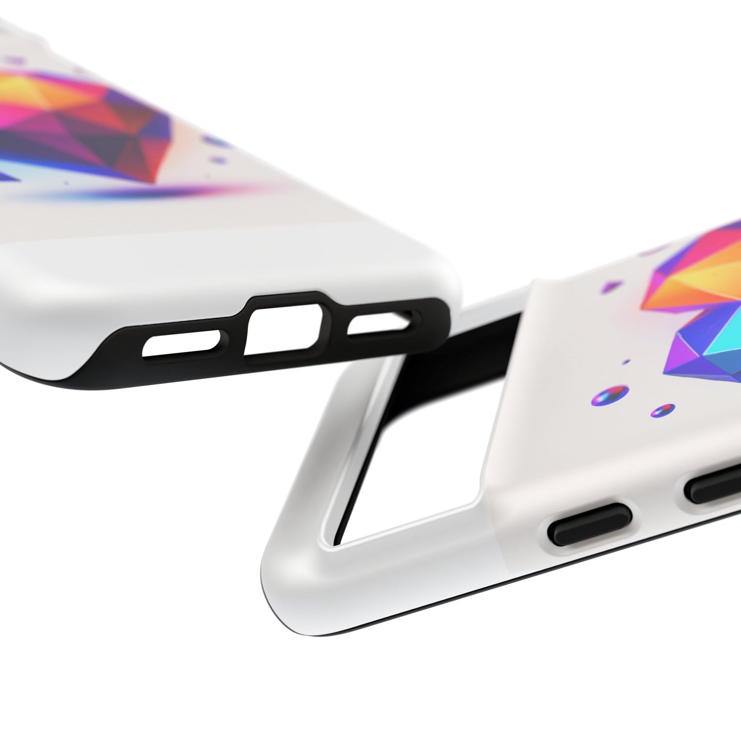 Vibrant Heart Phone Case, Tough Cases, Colorful Phone Cover, Unique Protector, Gift for Her, Cute Accessory