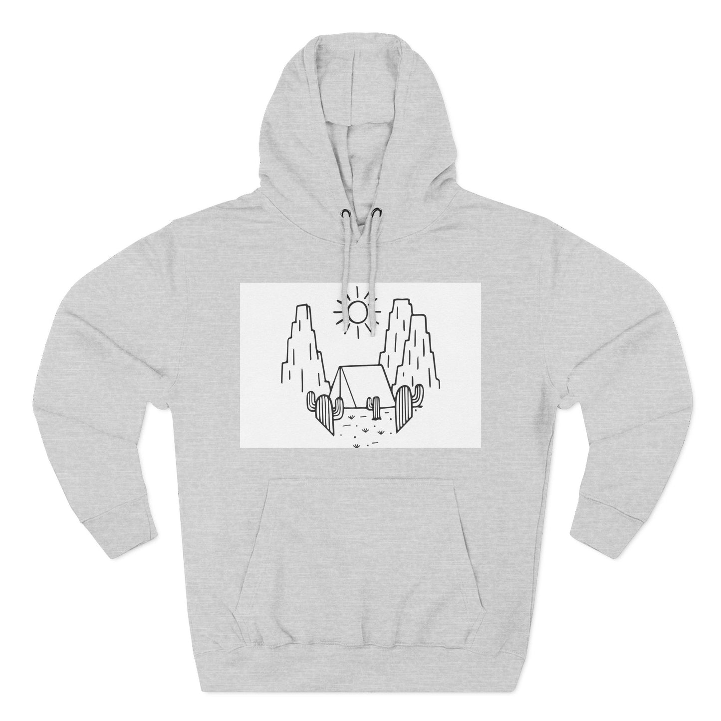 Cozy Adventure Hoodie, Graphic Fleece Pullover, Outdoor Fun Apparel, Gift for Nature Lovers, Travel Companion