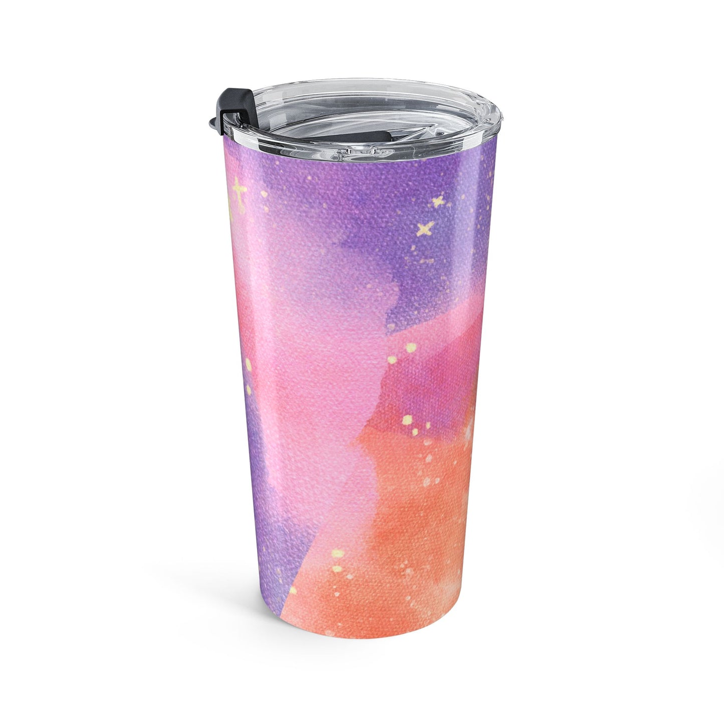 Colorful Galaxy Tumbler 20oz - Travel Mug, Coffee Cup, Gift for Her, Summer Vibes, Custom Beverage Holder, Cosmic Design
