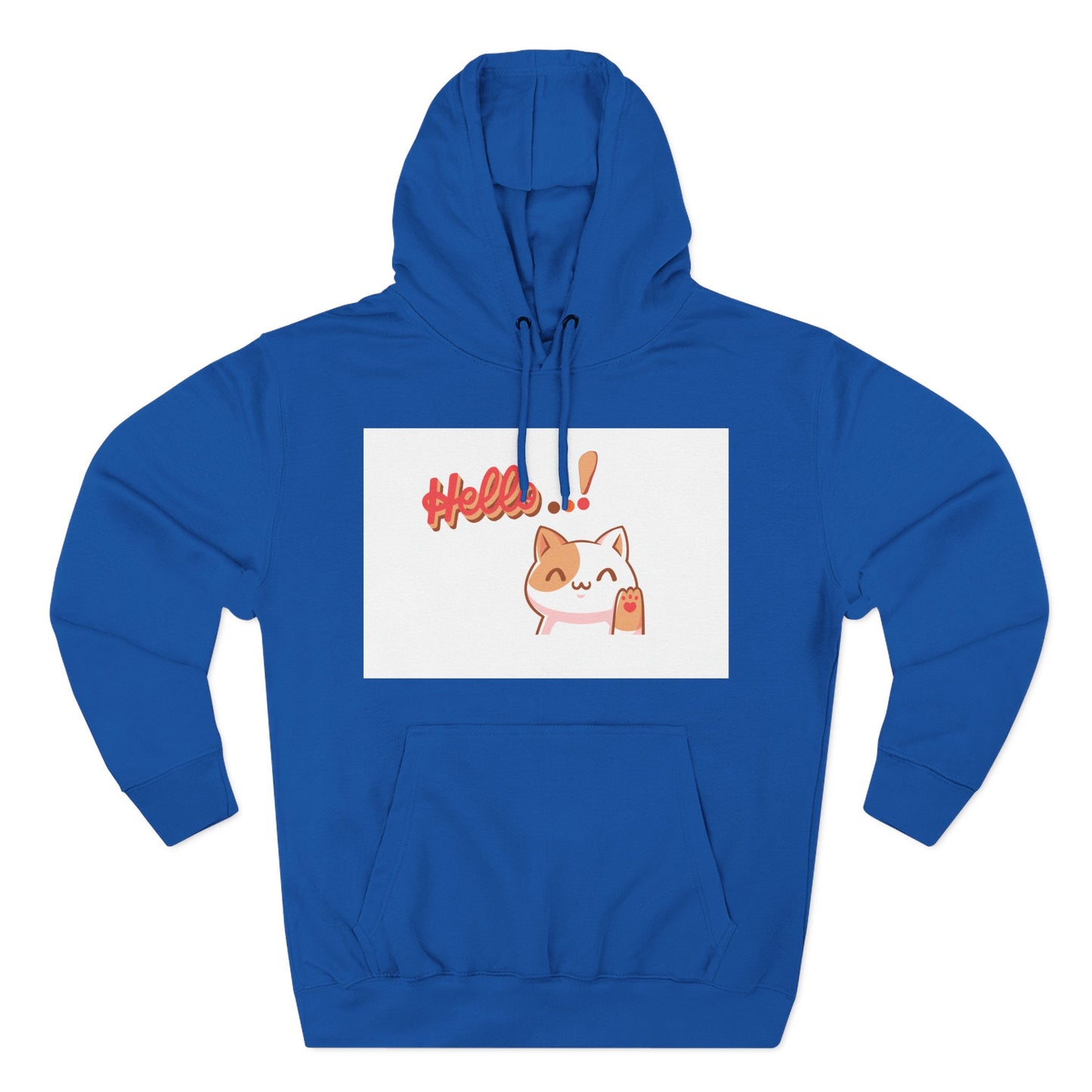 Cute Cat Hoodie with Motivational Design - Perfect Gift for Cat Lovers, Cozy Fleece Hoodie for Any Occasion, Stylish Streetwear
