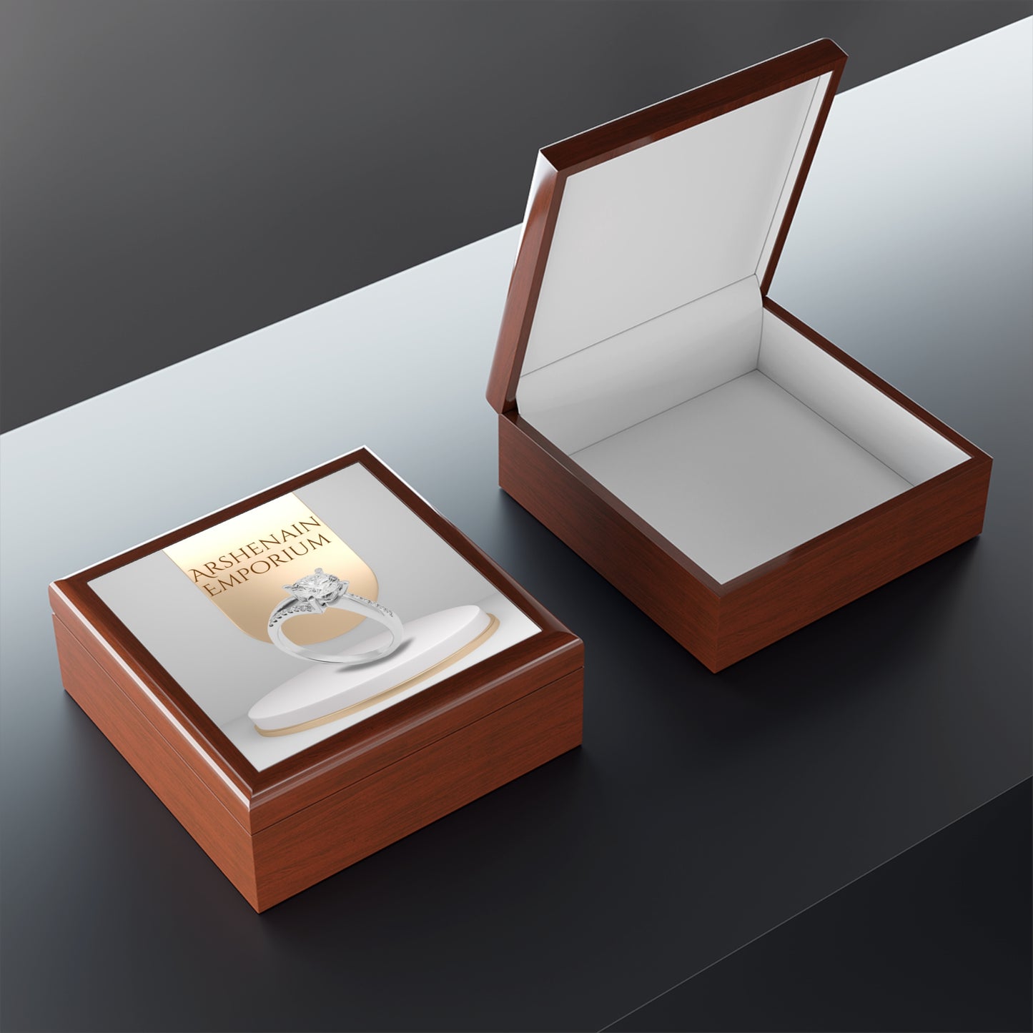Elegant Jewelry Box for Rings, Perfect Gift for Anniversaries, Birthdays, Brides, Jewelry Organizer, Keepsake Storage