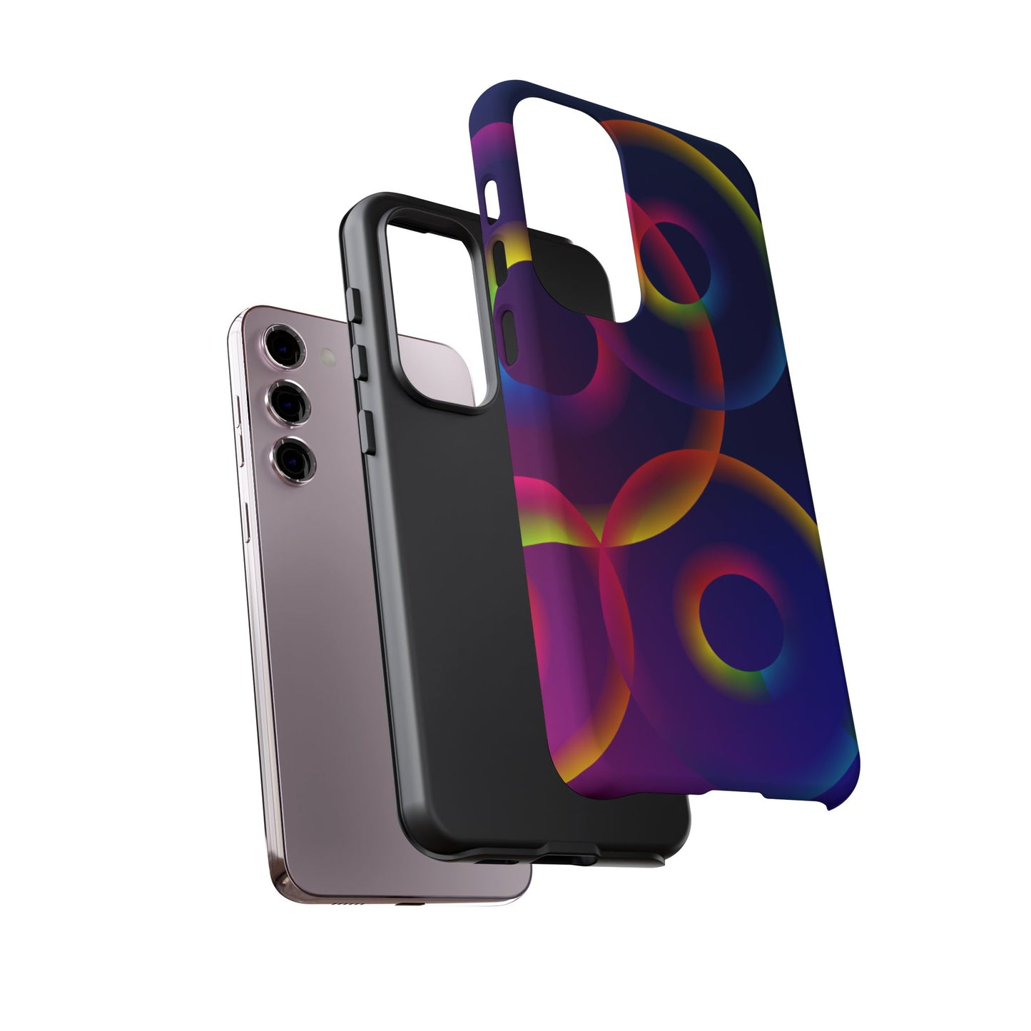Colorful Phone Case with Abstract Designs, Tough Cases for Your Phone, Unique Phone Accessories, Gift for Tech Lovers, Vibrant Cell [...]