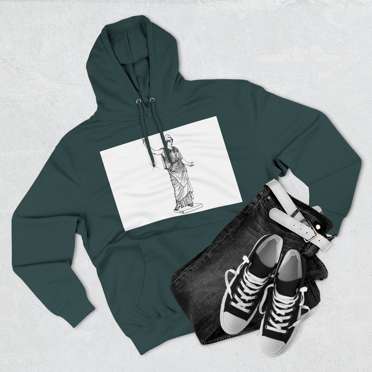 Artistic Fleece Hoodie - Cozy Streetwear for Creative Souls | Gift for Artists, Fashion Lovers, Stylish Comfort