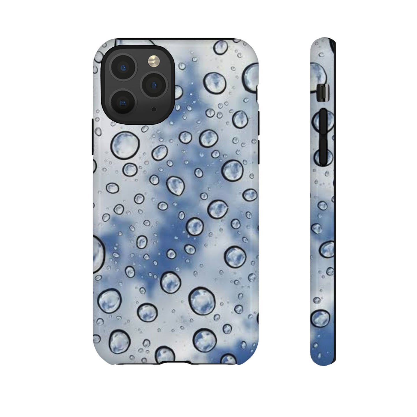 Blue Water Droplet Phone Case, Tough Cases for Protection, Stylish Cellphone Cover, Unique Gifts for Her, Durable and Trendy