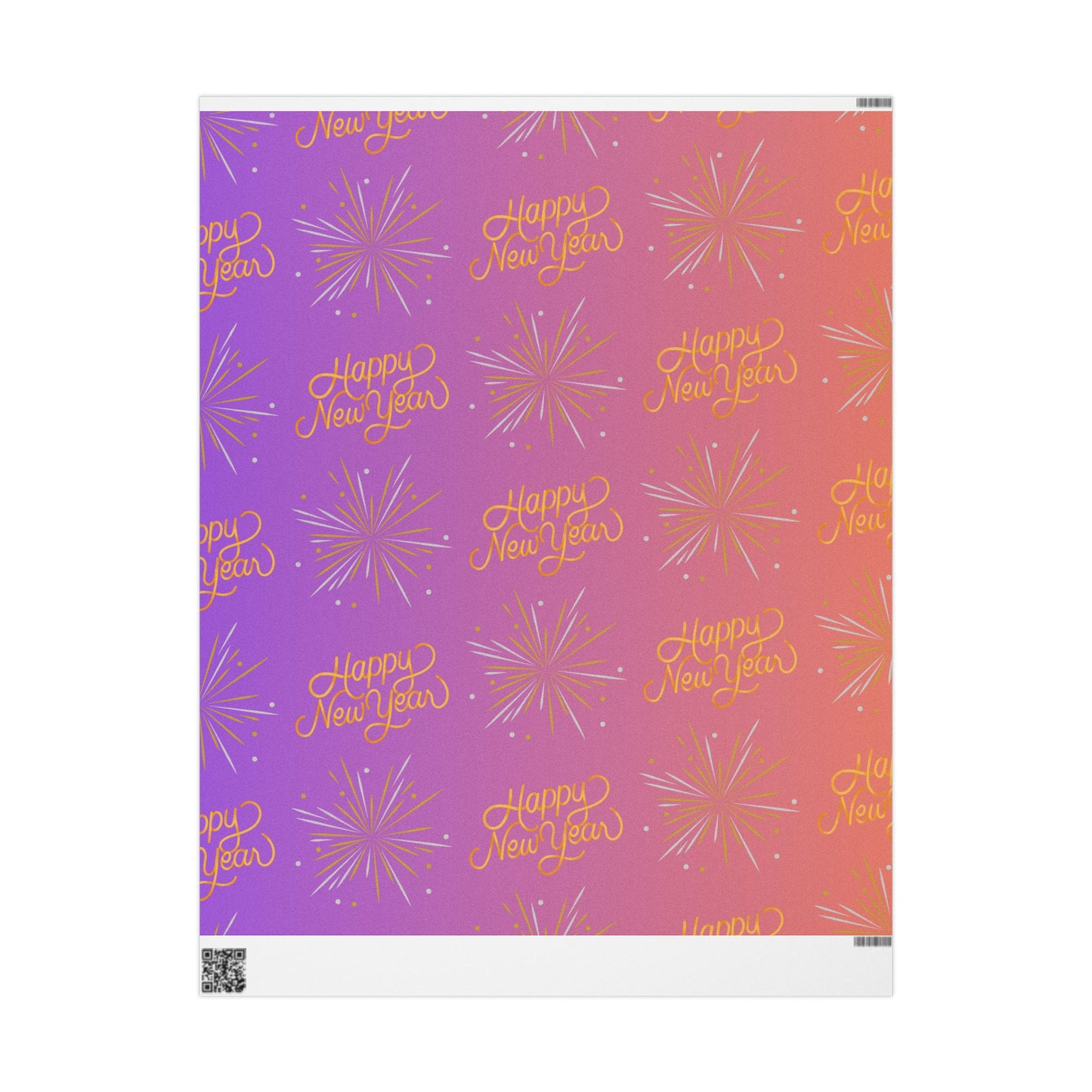 New Year Vibrant Gift Wrap Paper | Colorful Birthday, Holiday, Celebration, Eco-friendly Wrapping, Unique Party Supplies