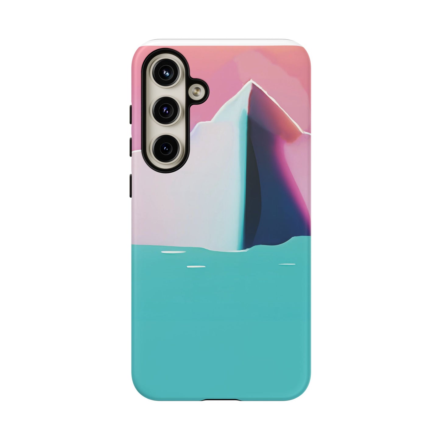 Trendy Phone Case - Abstract Iceberg Design, Phone Cover, Gift for Her, Unique Tech Accessory, Cool Aesthetic