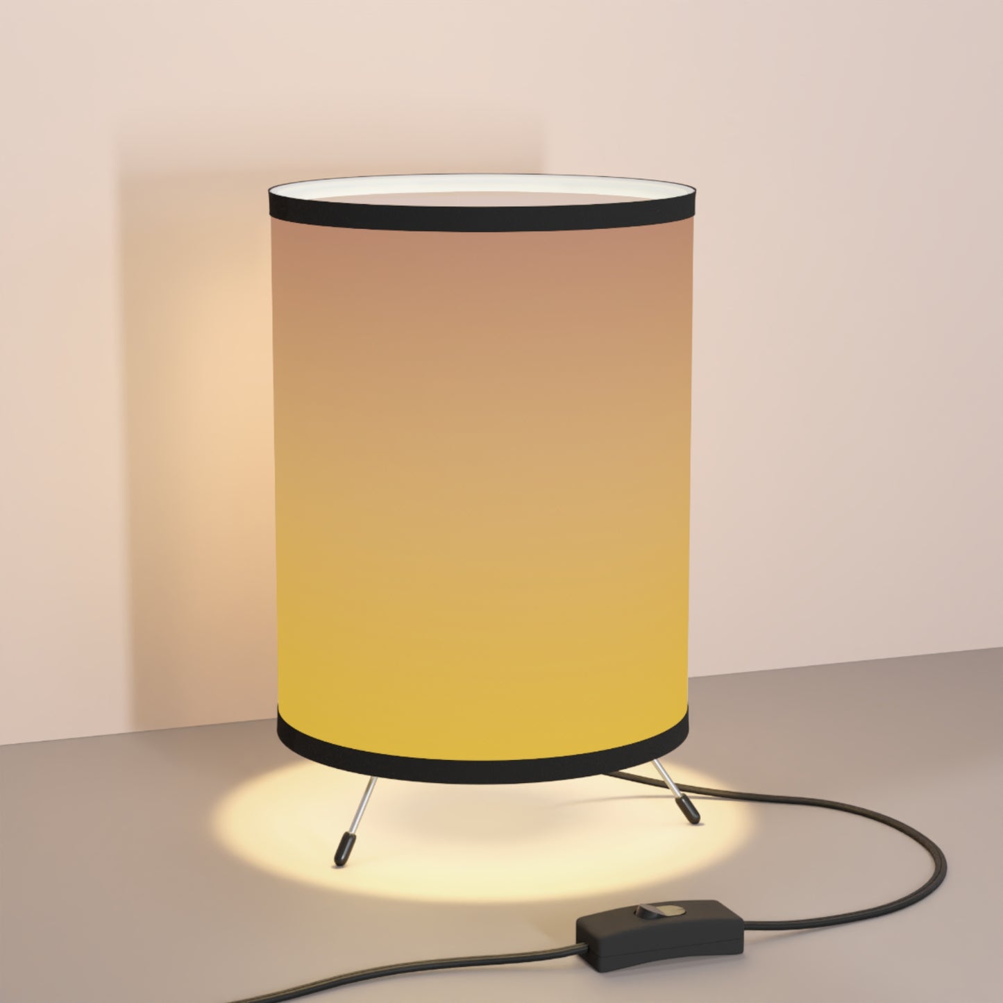 Modern Tripod Lamp with Gradient Shade, Stylish Home Decor, Ambient Lighting, Table Lamp, Bedroom Accessories, Gift Idea
