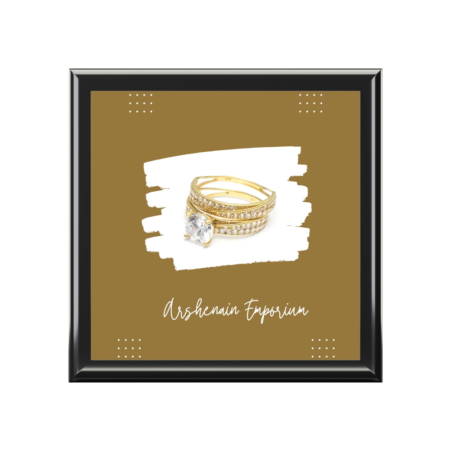 Elegant Jewelry Box for Rings, Personalized Gift for Her, Ring Organizer, Wedding Gift, Keepsake Box