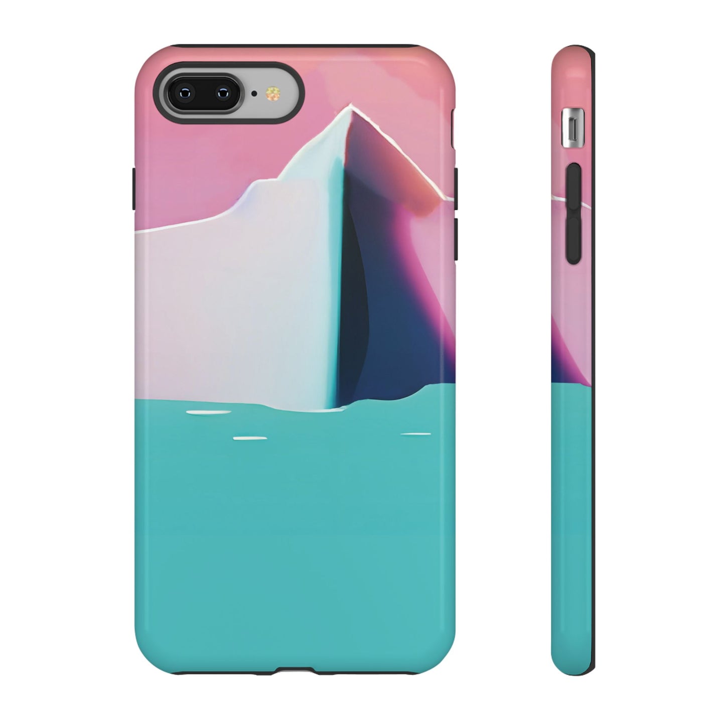 Trendy Phone Case - Abstract Iceberg Design, Phone Cover, Gift for Her, Unique Tech Accessory, Cool Aesthetic