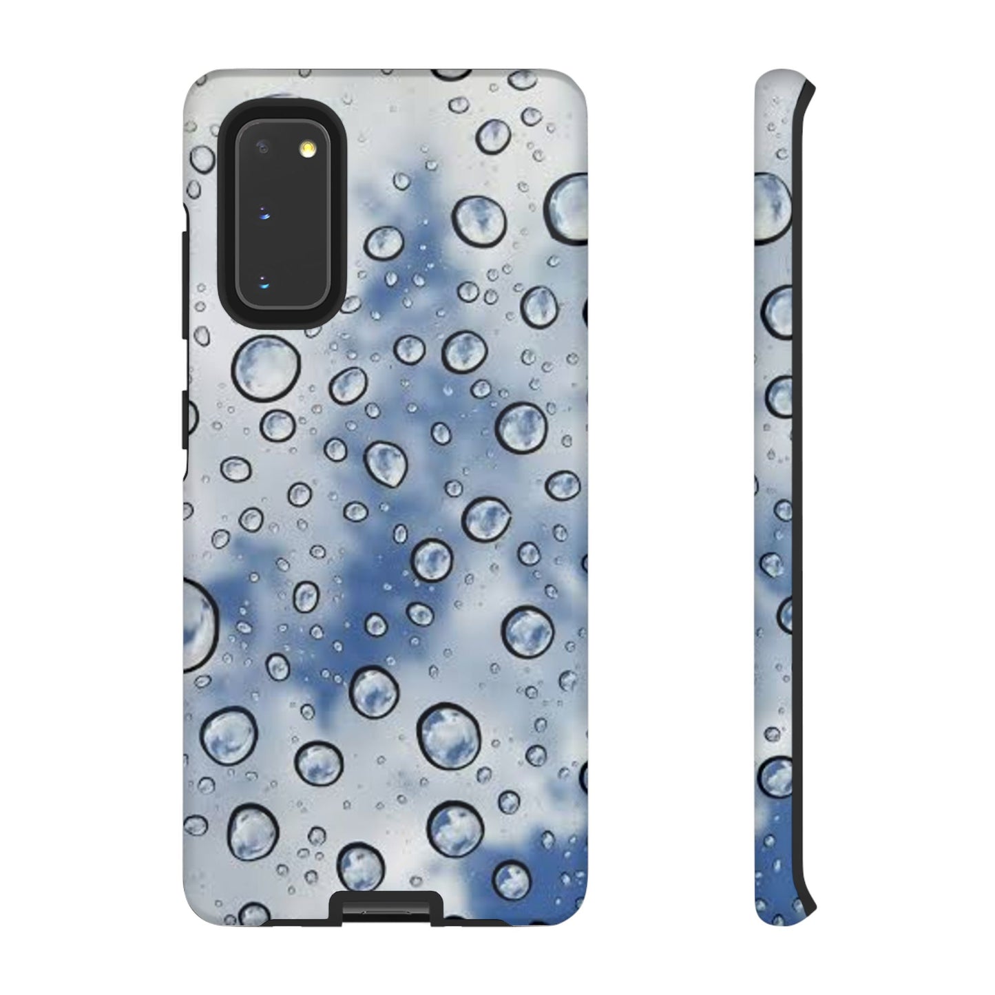 Blue Water Droplet Phone Case, Tough Cases for Protection, Stylish Cellphone Cover, Unique Gifts for Her, Durable and Trendy