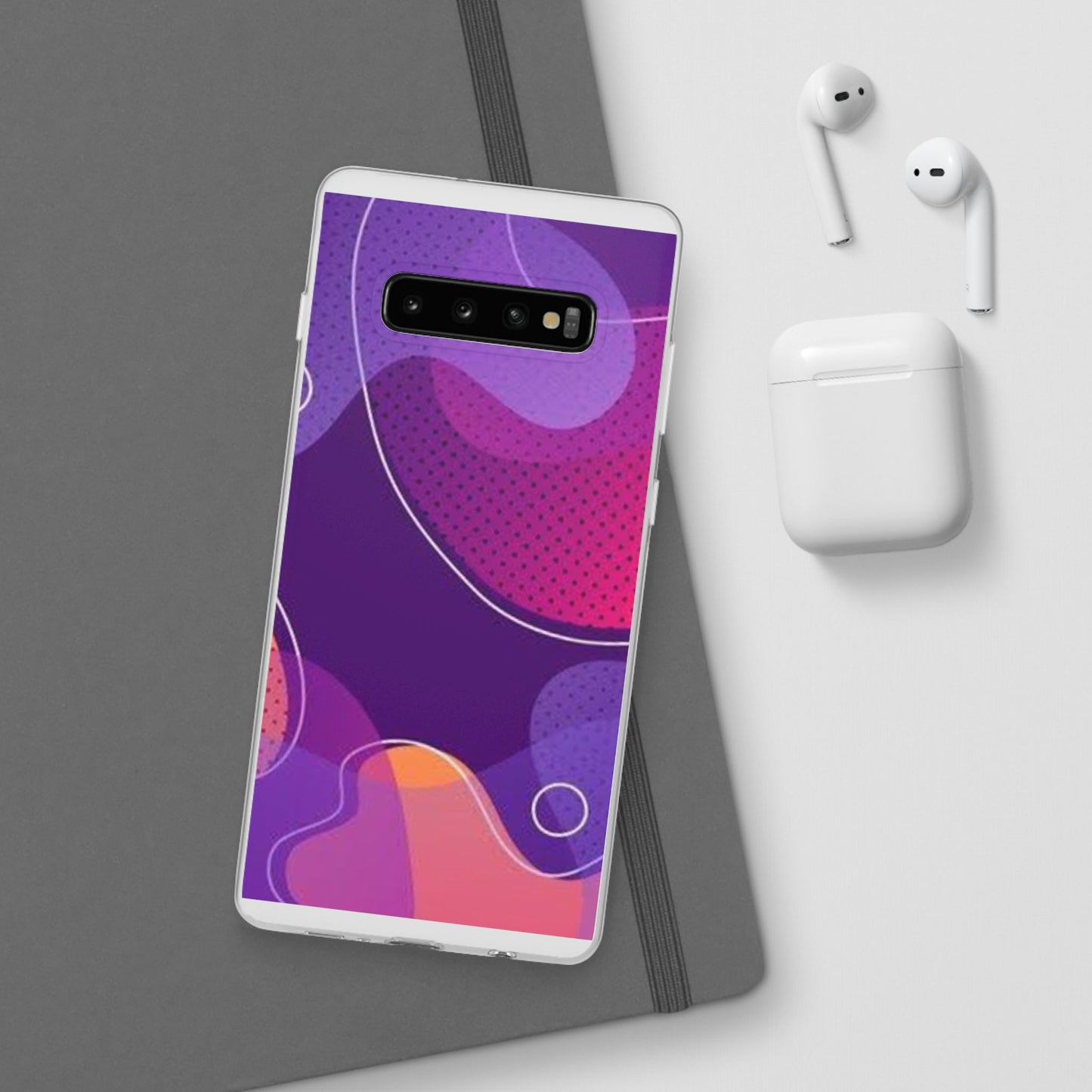 Colorful Abstract Phone Case, Trendy Smartphone Cover, Vibrant Phone Accessory, Gift for Her, Modern Trendy Design