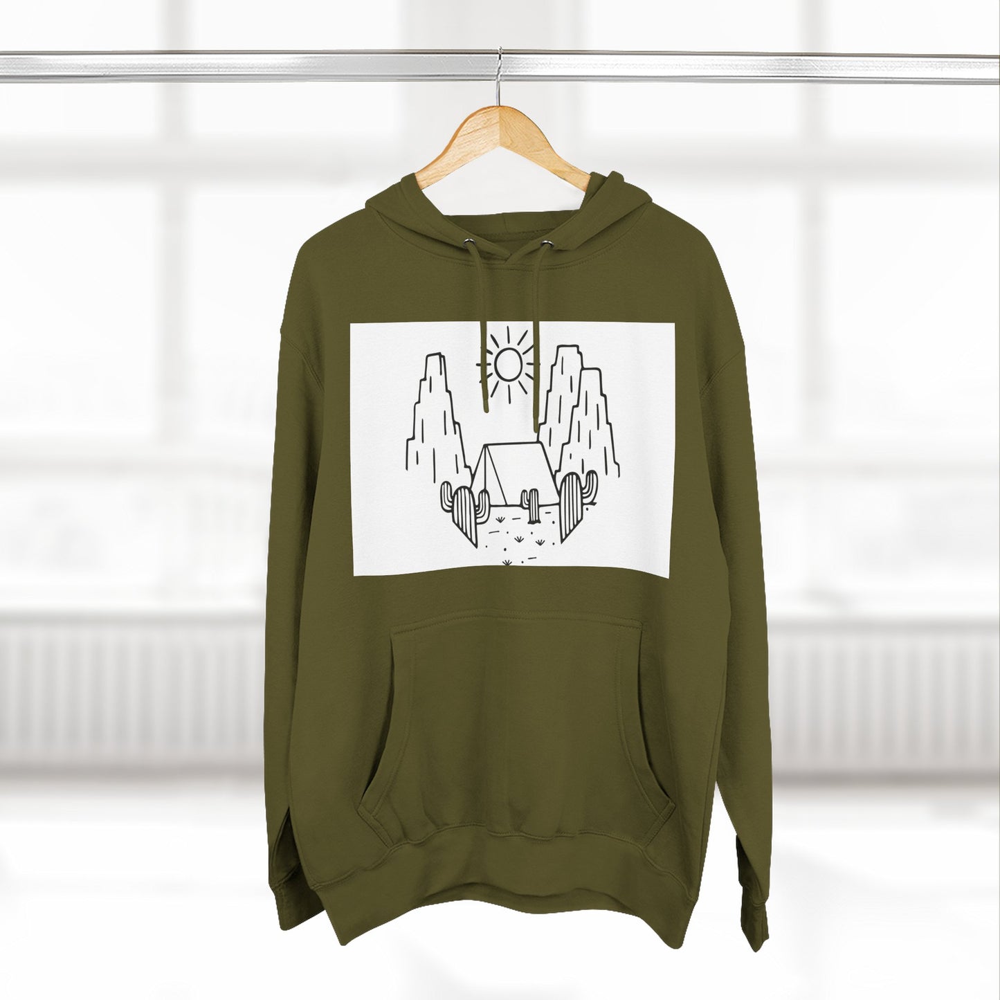 Cozy Adventure Hoodie, Graphic Fleece Pullover, Outdoor Fun Apparel, Gift for Nature Lovers, Travel Companion