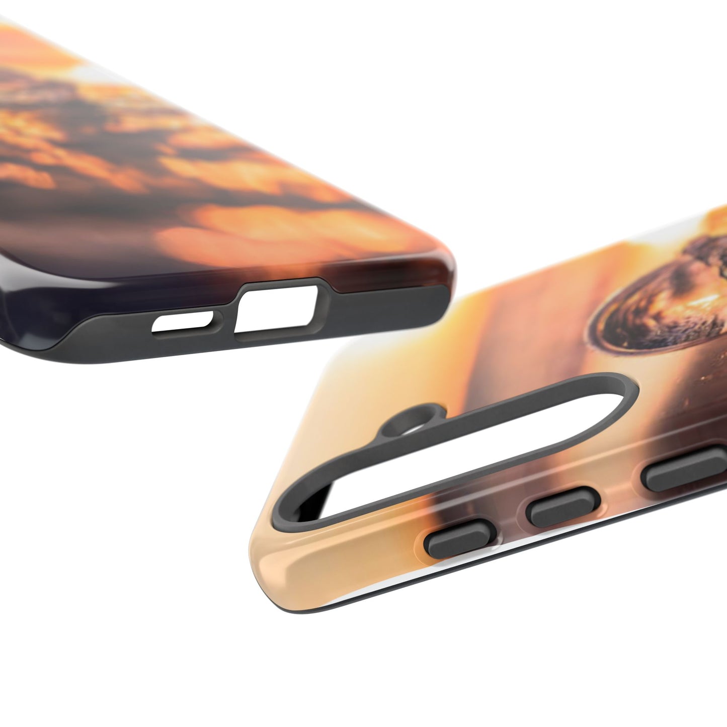 Sunset Bubble Phone Case, Tough Cases, Beach Lover Gift, Summer Vibes, Cell Phone Accessories, Unique Design, Nature Photography