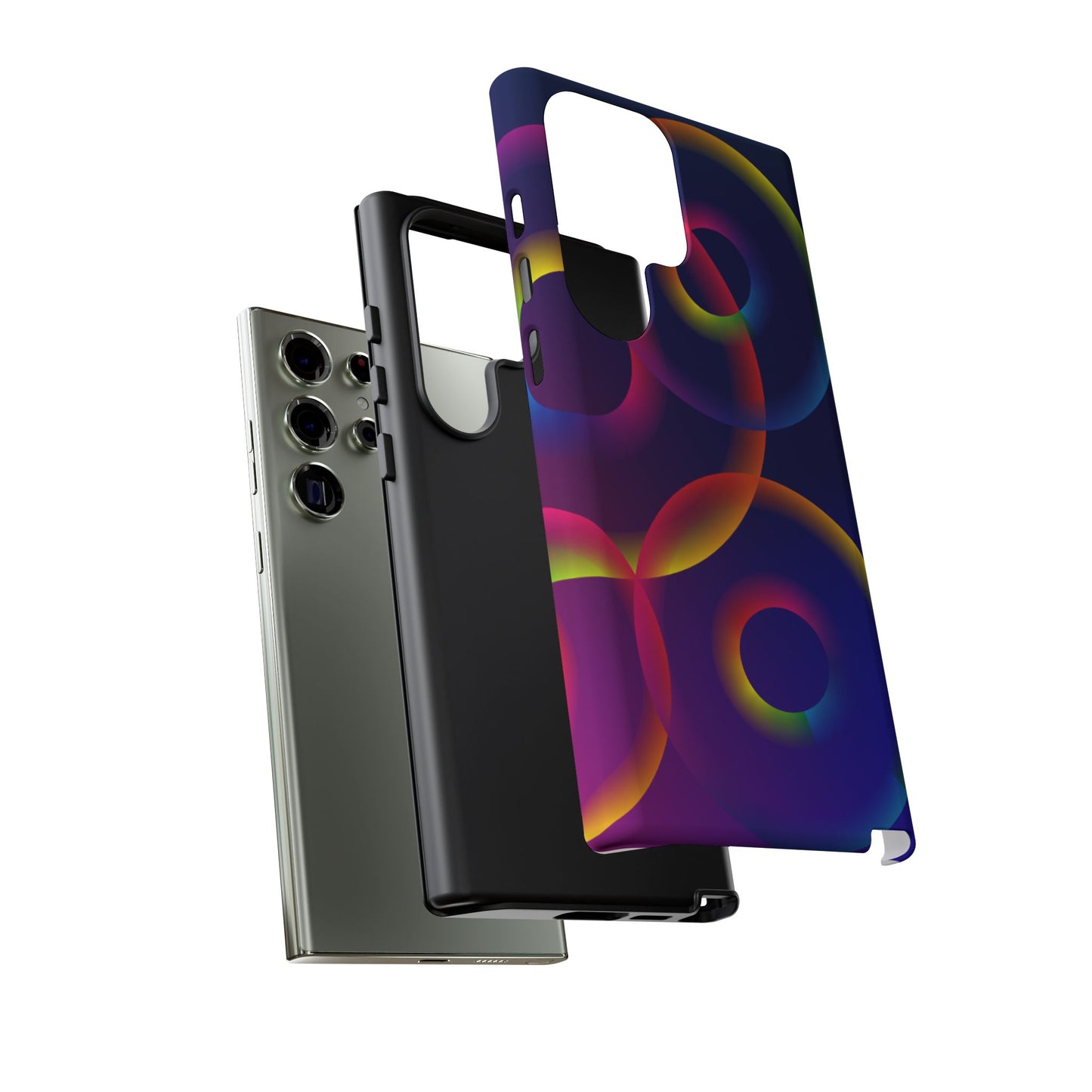 Colorful Phone Case with Abstract Designs, Tough Cases for Your Phone, Unique Phone Accessories, Gift for Tech Lovers, Vibrant Cell [...]