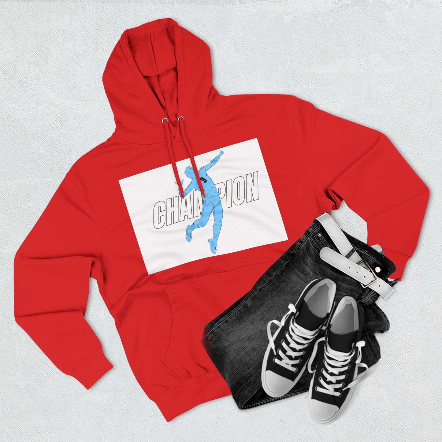 Champion Spirit Three-Panel Fleece Hoodie - Cozy Athletic Wear, Casual Style, Perfect Gift for Sports Lovers, Everyday Comfort, Ideal [...]