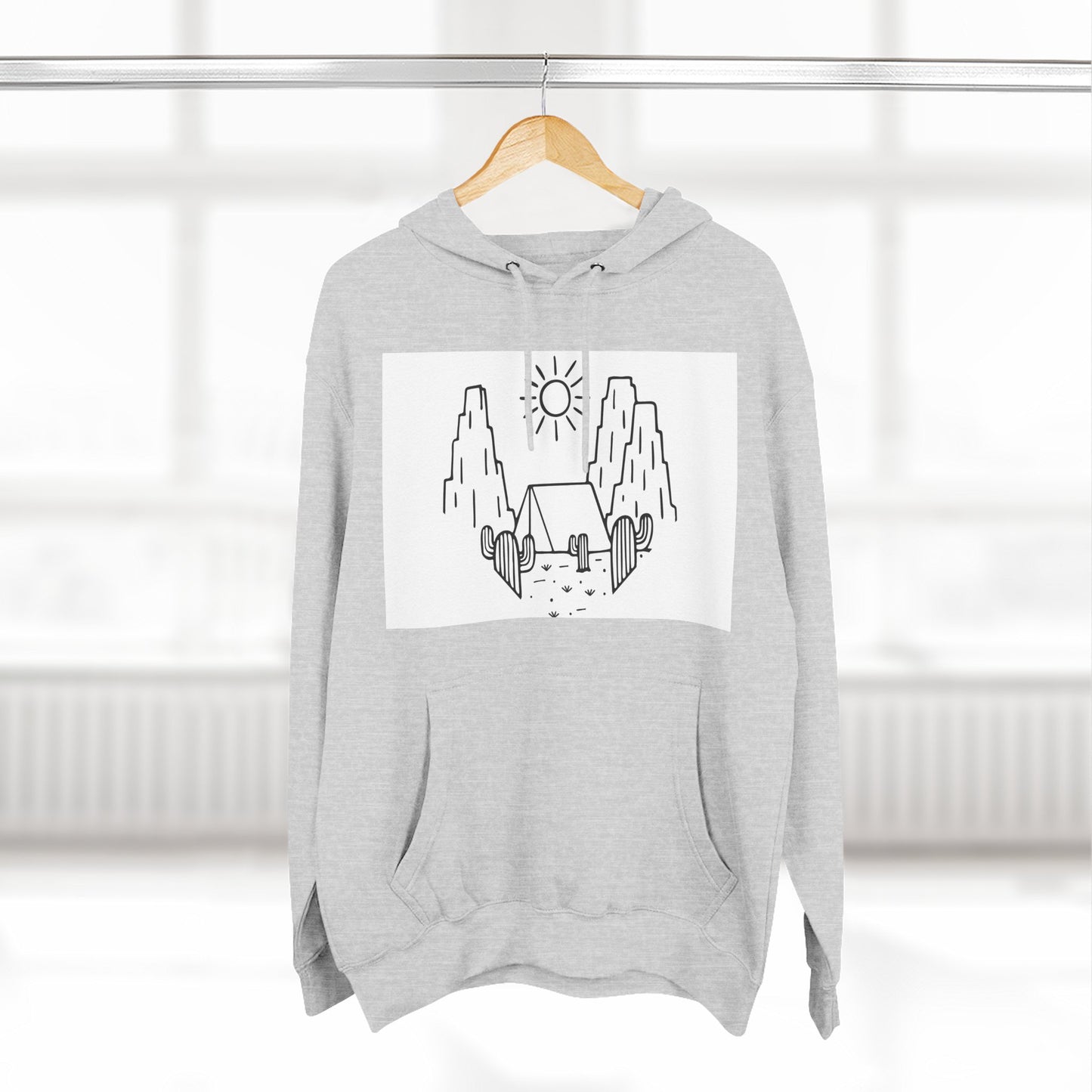 Cozy Adventure Hoodie, Graphic Fleece Pullover, Outdoor Fun Apparel, Gift for Nature Lovers, Travel Companion