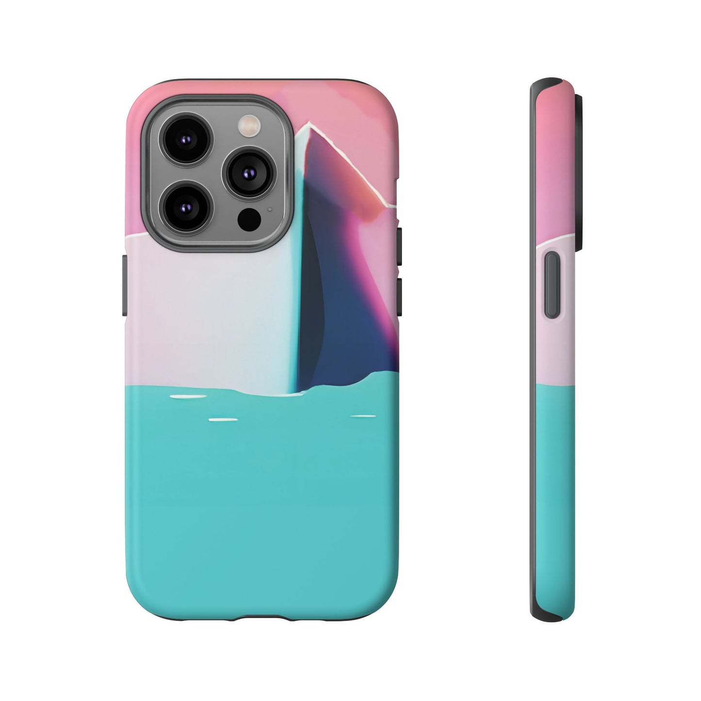 Trendy Phone Case - Abstract Iceberg Design, Phone Cover, Gift for Her, Unique Tech Accessory, Cool Aesthetic
