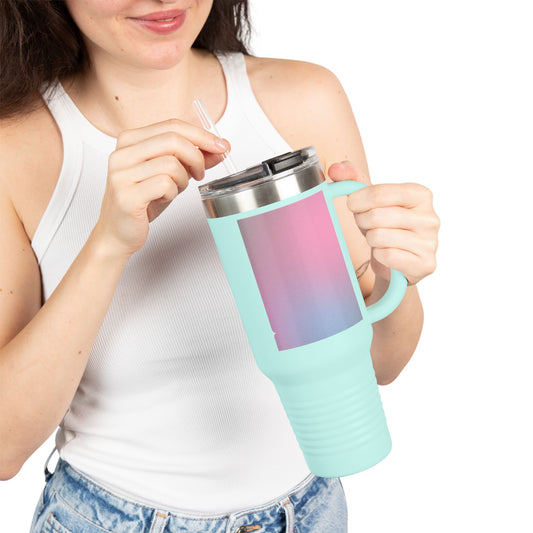 Vibrant Insulated Travel Mug for On-the-Go, 40oz Coffee Tumbler, Unique Color Gradient, Perfect for Road Trips, Gifts for Travelers, [...]