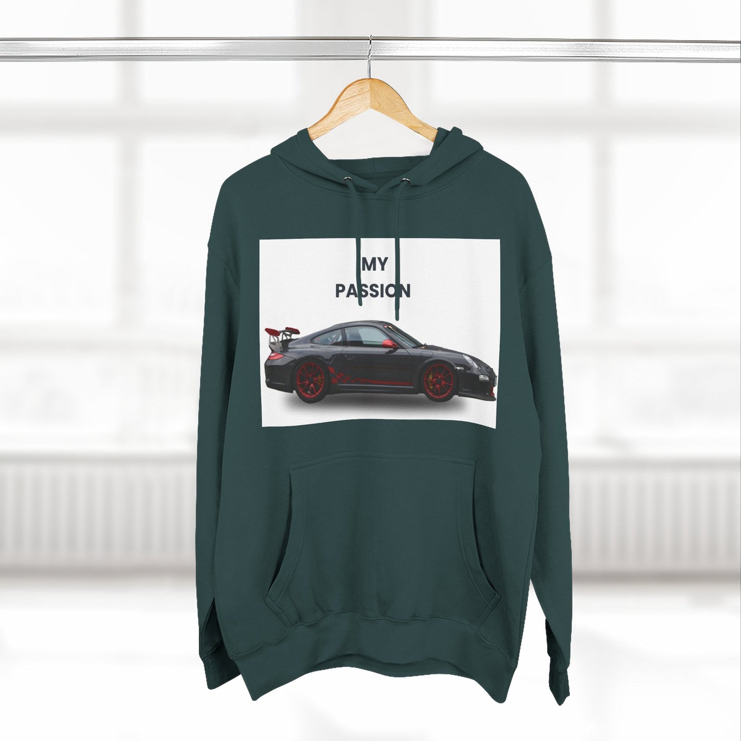 Cool Car Enthusiast Hoodie, Graphic Fleece Sweatshirt, Auto Lover Gift, Motorsport Apparel, Car-Themed Hoodie