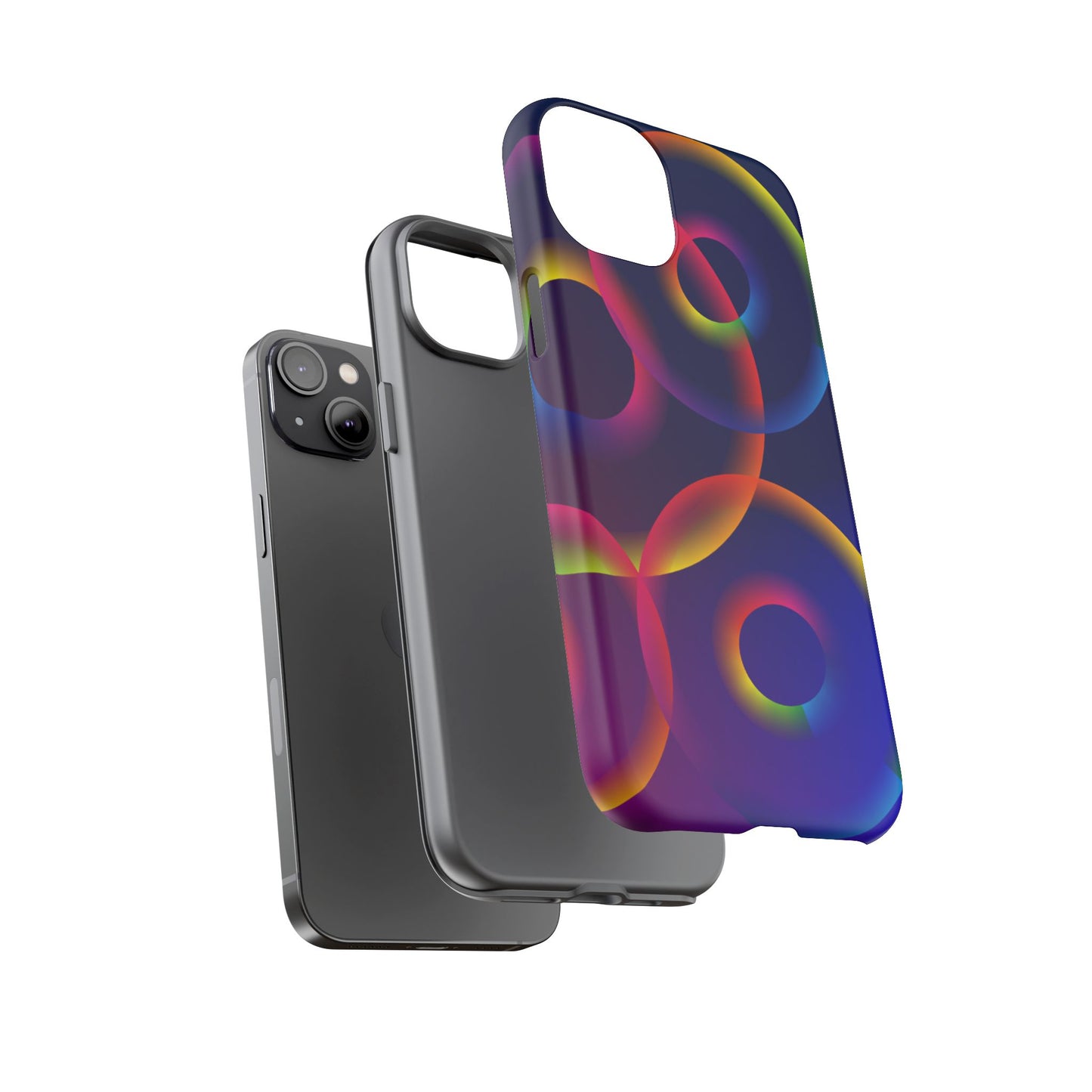 Colorful Phone Case with Abstract Designs, Tough Cases for Your Phone, Unique Phone Accessories, Gift for Tech Lovers, Vibrant Cell [...]