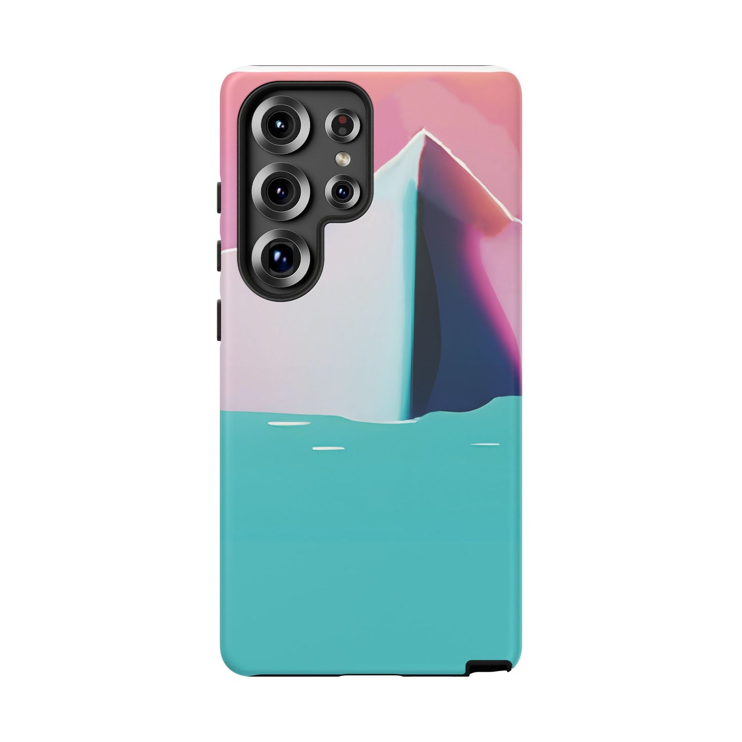 Trendy Phone Case - Abstract Iceberg Design, Phone Cover, Gift for Her, Unique Tech Accessory, Cool Aesthetic