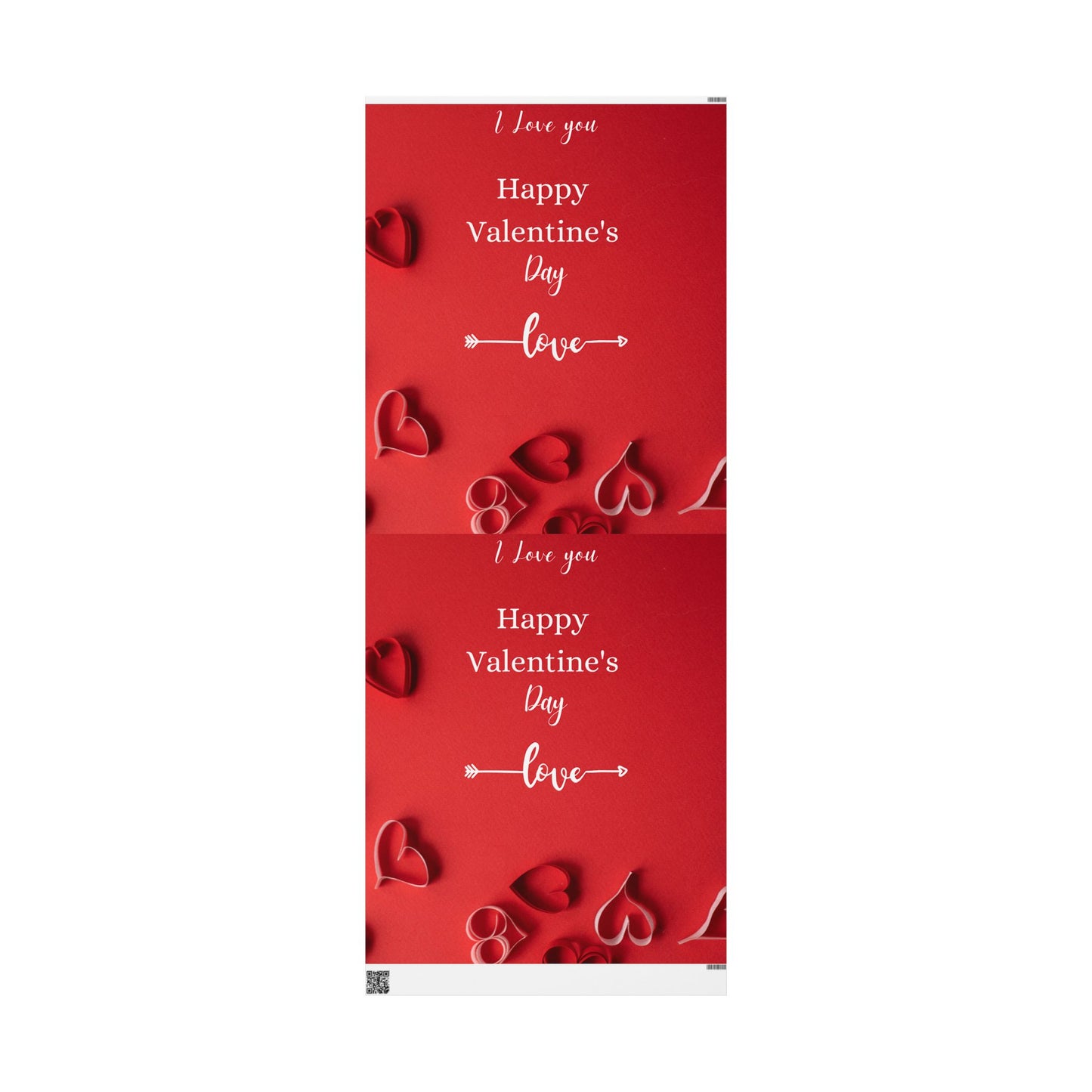 Valentine's Day Wrapping Paper, Romantic Gift Wrap, Heart Pattern Paper, Holiday Gift Wrapping, Seasonal Wraps