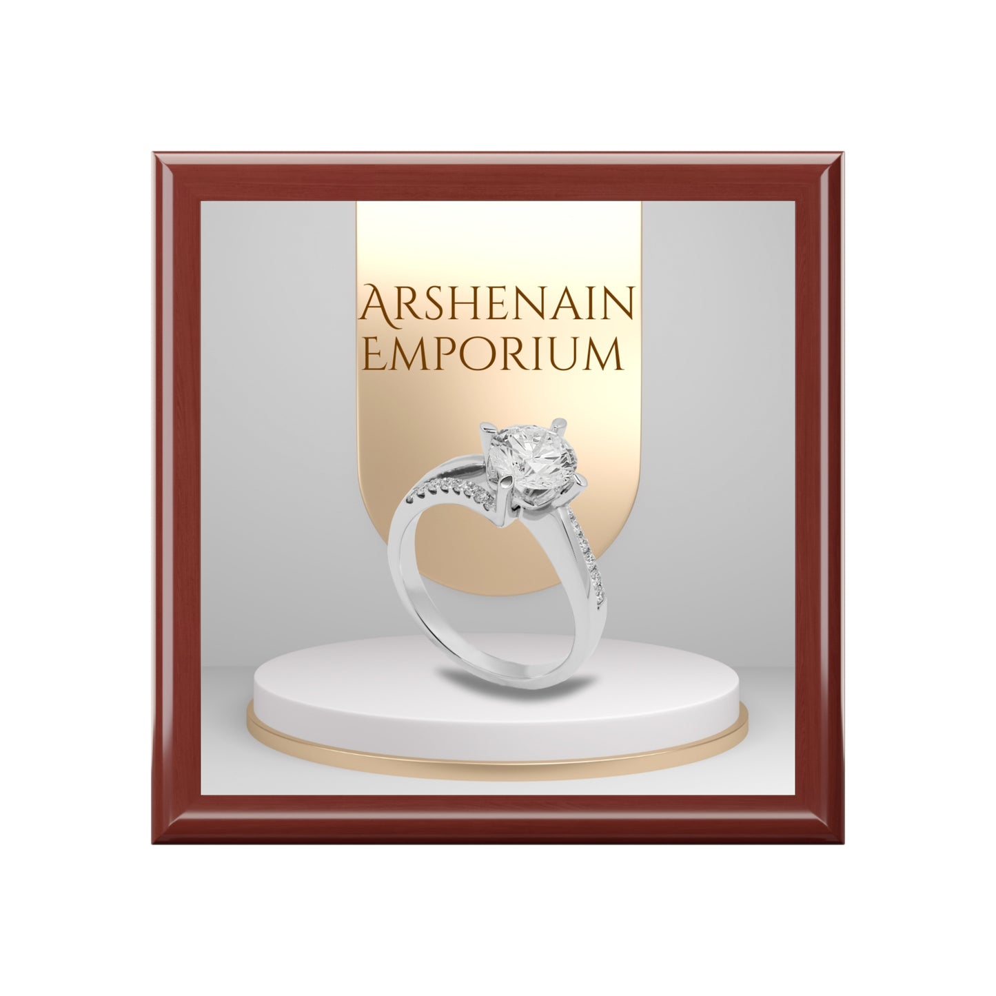 Elegant Jewelry Box for Rings, Perfect Gift for Anniversaries, Birthdays, Brides, Jewelry Organizer, Keepsake Storage