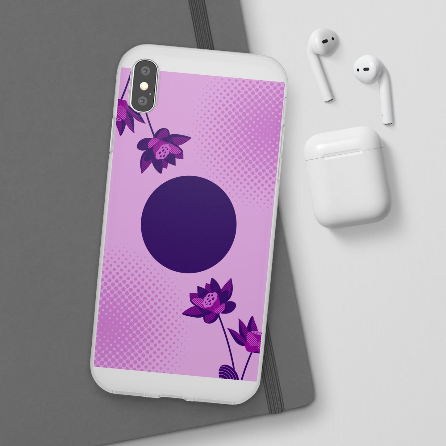 Stylish Floral Flexi Cases for Phone, Cute Phone Cover, Trendy Cell Phone Protection, Gift for Her, Birthday Party Accessory