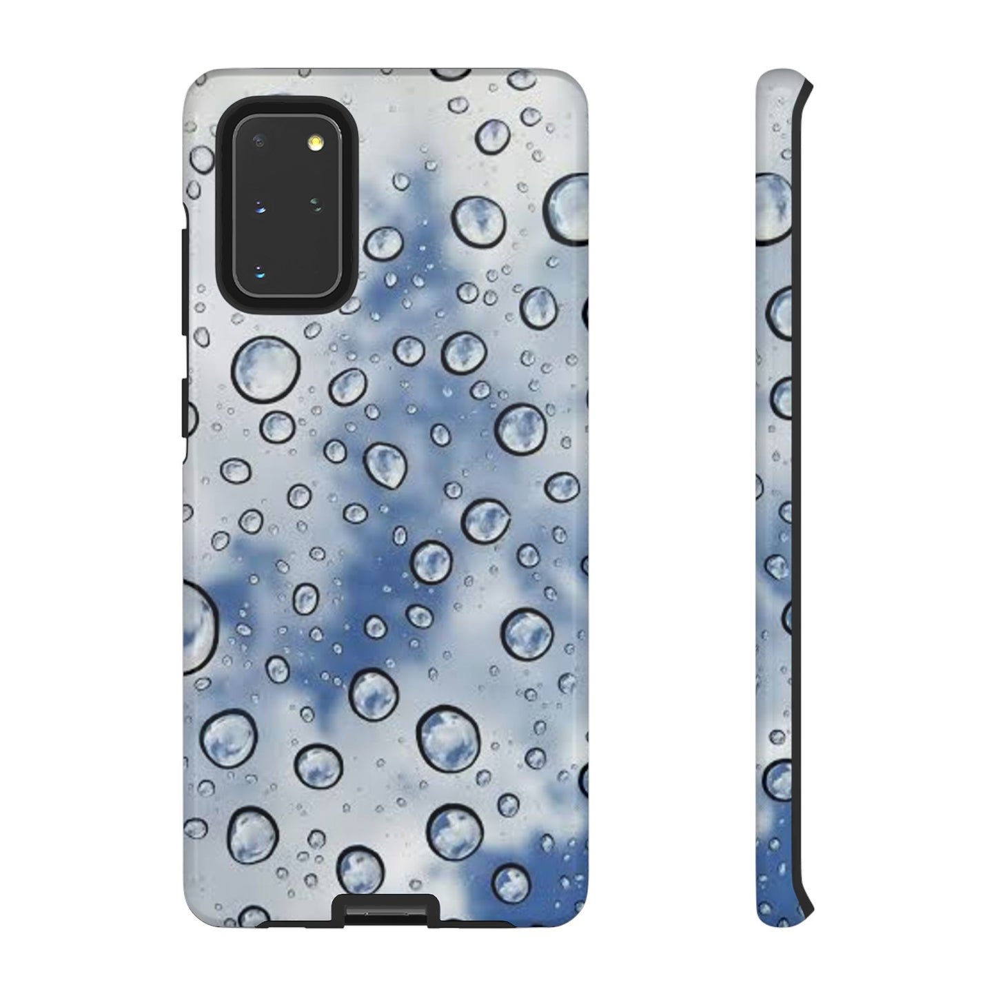 Blue Water Droplet Phone Case, Tough Cases for Protection, Stylish Cellphone Cover, Unique Gifts for Her, Durable and Trendy