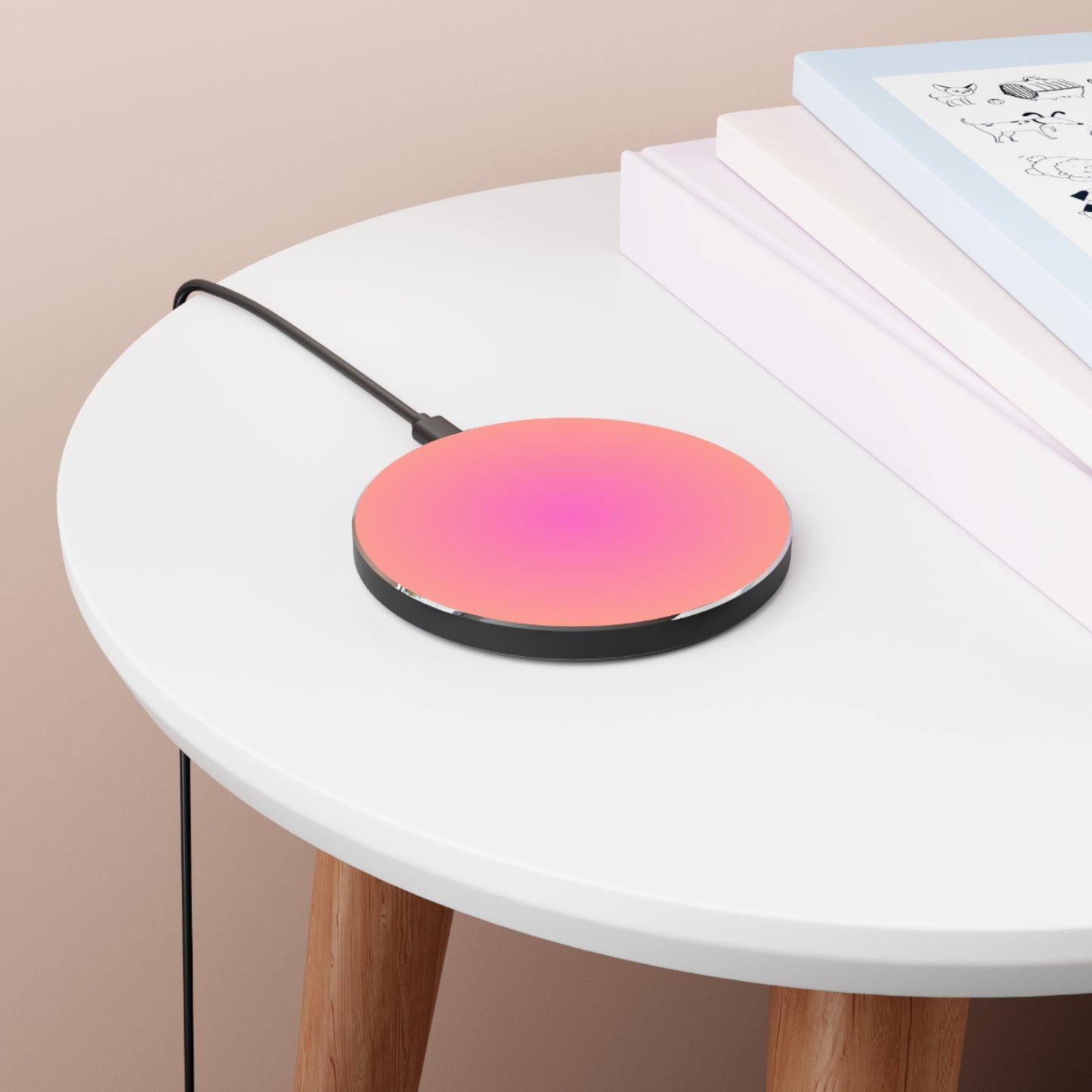 Stylish Wireless Charger - Modern Fast Charging Pad, Tech Accessory for Home & Office, Great Gift for Tech Lovers