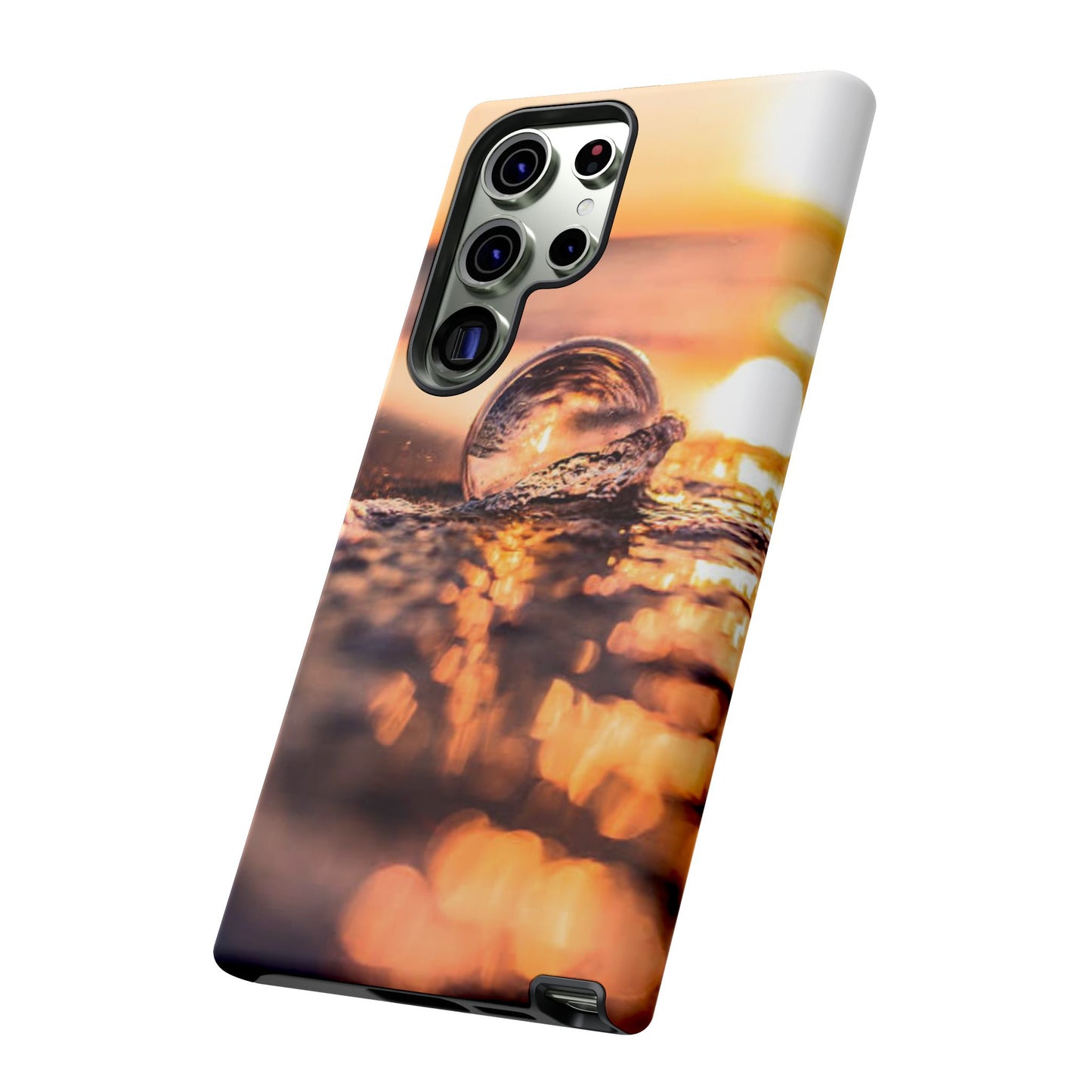 Sunset Bubble Phone Case, Tough Cases, Beach Lover Gift, Summer Vibes, Cell Phone Accessories, Unique Design, Nature Photography
