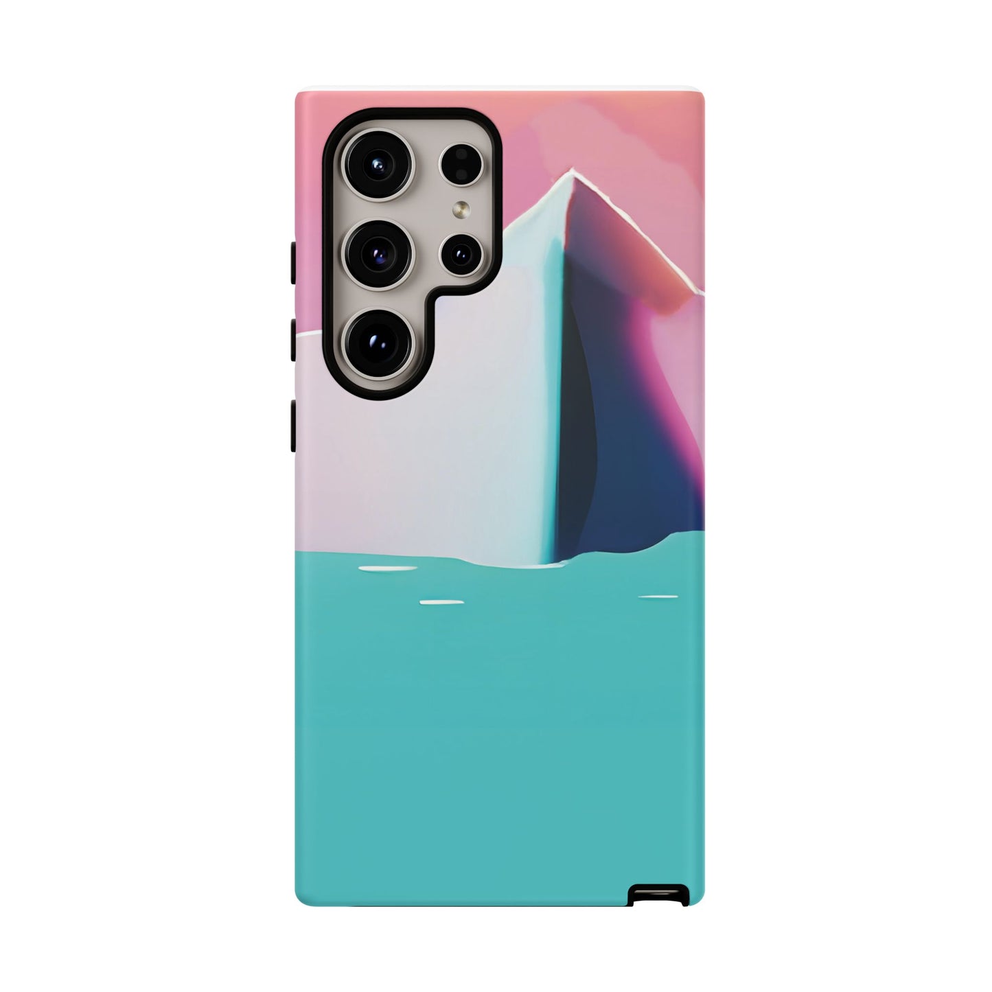 Trendy Phone Case - Abstract Iceberg Design, Phone Cover, Gift for Her, Unique Tech Accessory, Cool Aesthetic