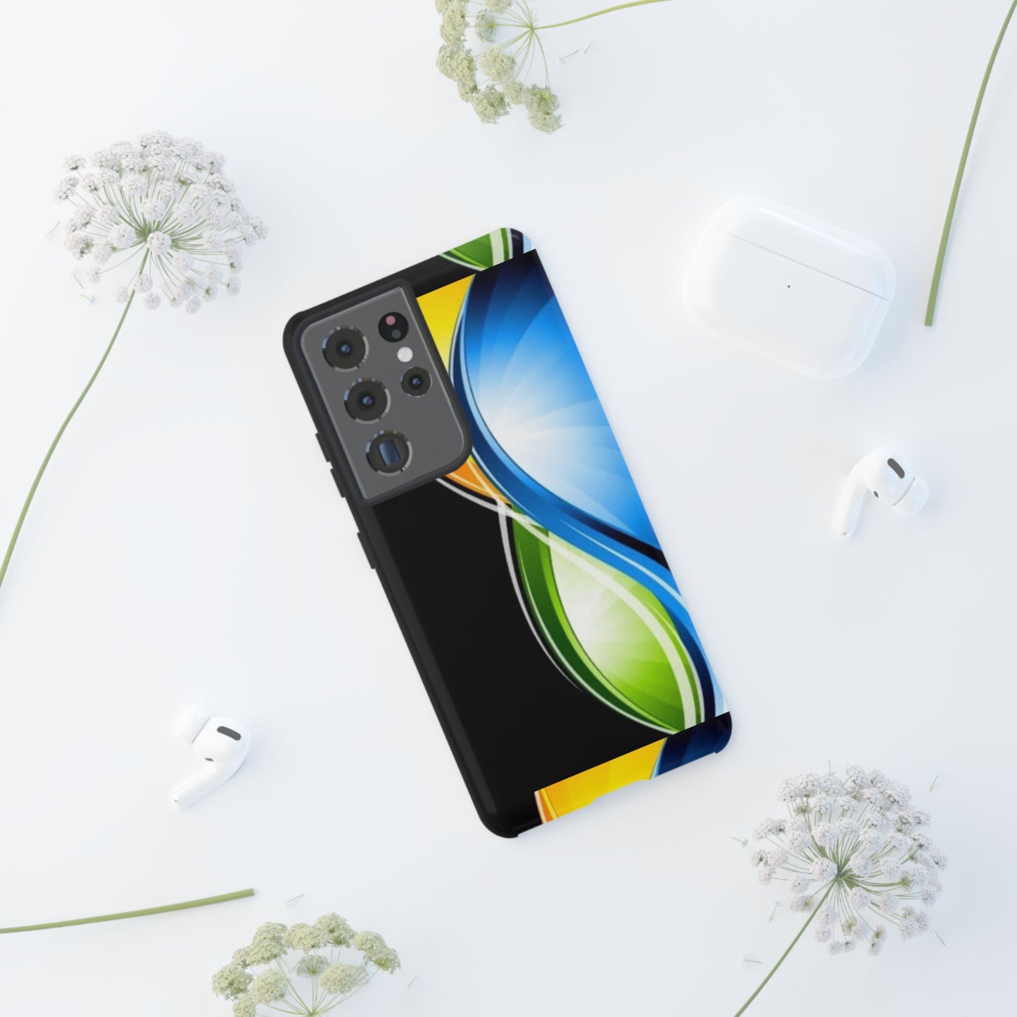Vibrant Phone Cases, Tough Phone Covers for Daily Use, Unique Tech Accessories, Gifts for Tech Lovers, Colorful Protective Cases