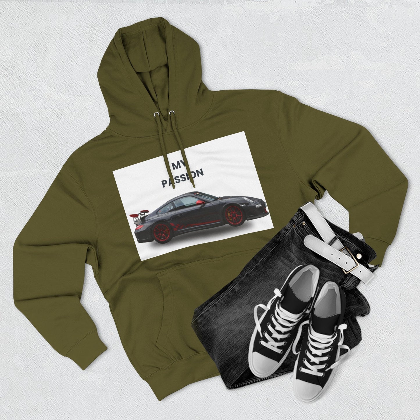 Cool Car Enthusiast Hoodie, Graphic Fleece Sweatshirt, Auto Lover Gift, Motorsport Apparel, Car-Themed Hoodie