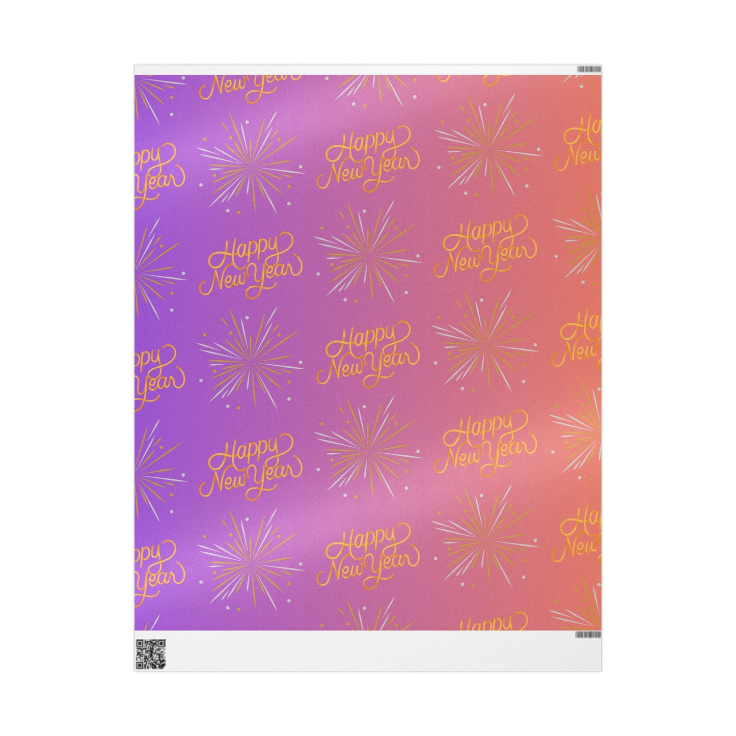 New Year Vibrant Gift Wrap Paper | Colorful Birthday, Holiday, Celebration, Eco-friendly Wrapping, Unique Party Supplies