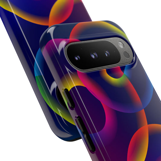 Colorful Phone Case with Abstract Designs, Tough Cases for Your Phone, Unique Phone Accessories, Gift for Tech Lovers, Vibrant Cell [...]