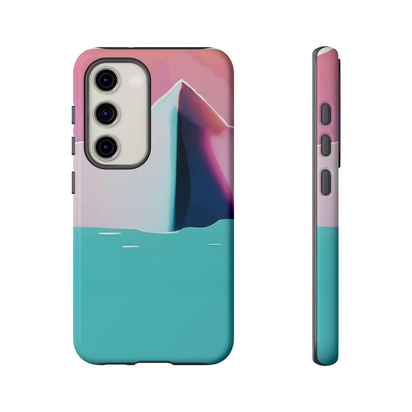 Trendy Phone Case - Abstract Iceberg Design, Phone Cover, Gift for Her, Unique Tech Accessory, Cool Aesthetic