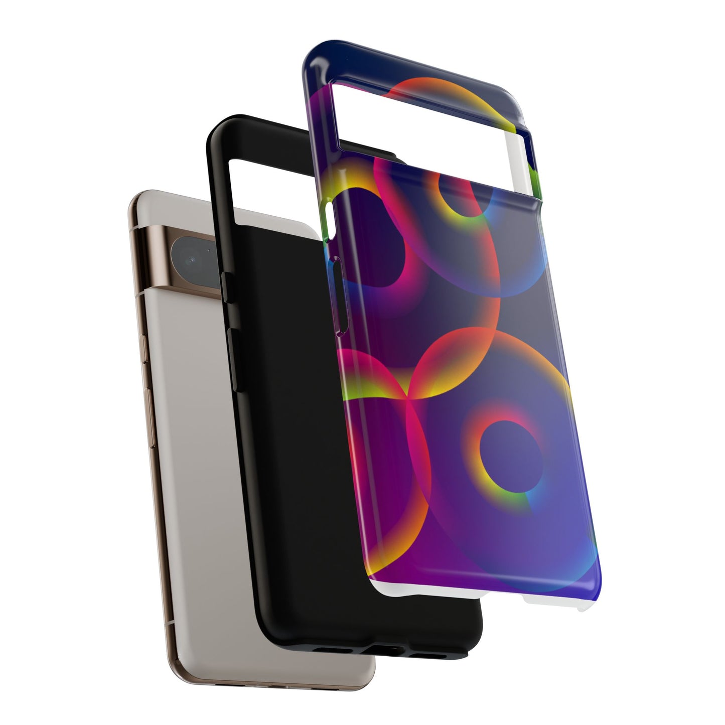 Colorful Phone Case with Abstract Designs, Tough Cases for Your Phone, Unique Phone Accessories, Gift for Tech Lovers, Vibrant Cell [...]