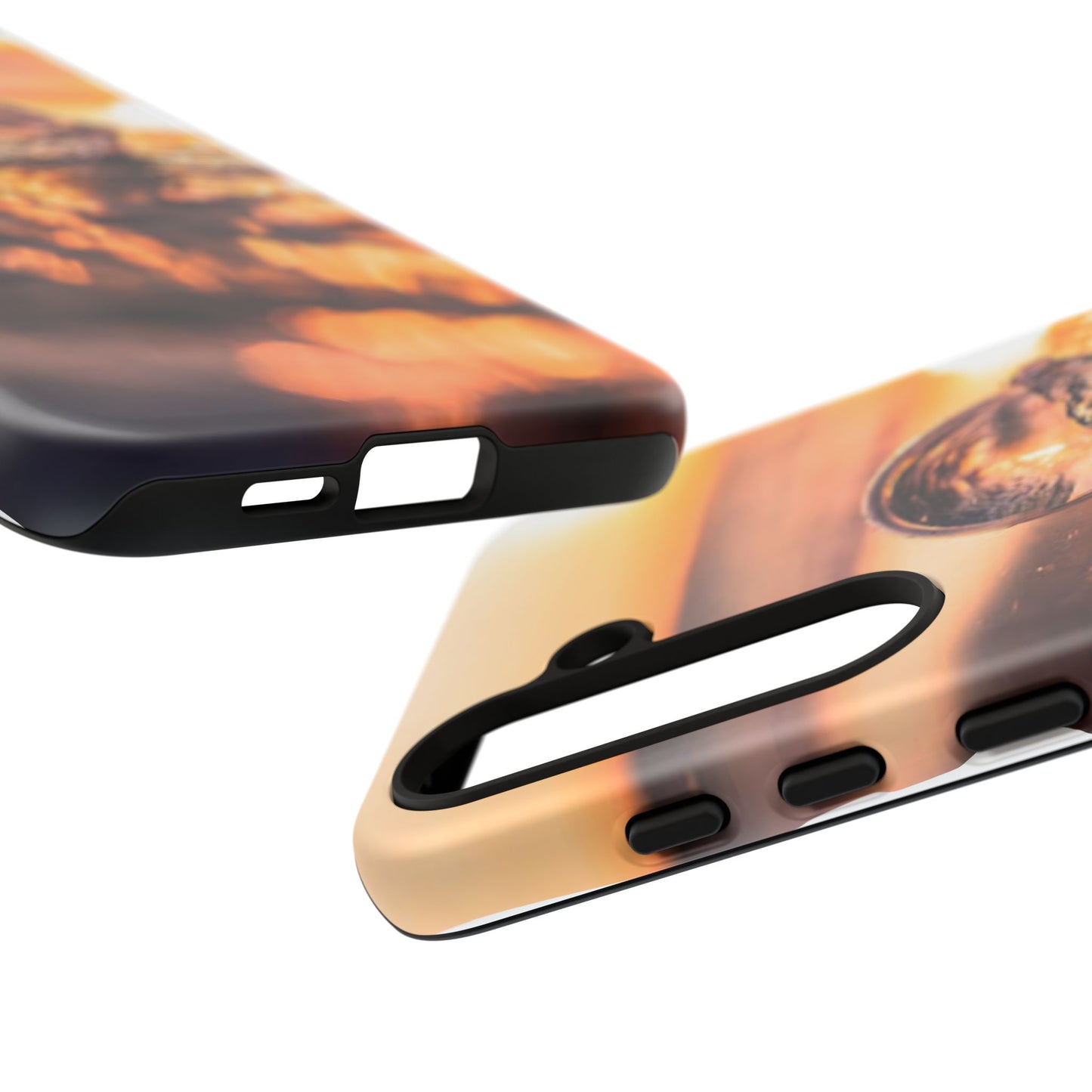 Sunset Bubble Phone Case, Tough Cases, Beach Lover Gift, Summer Vibes, Cell Phone Accessories, Unique Design, Nature Photography