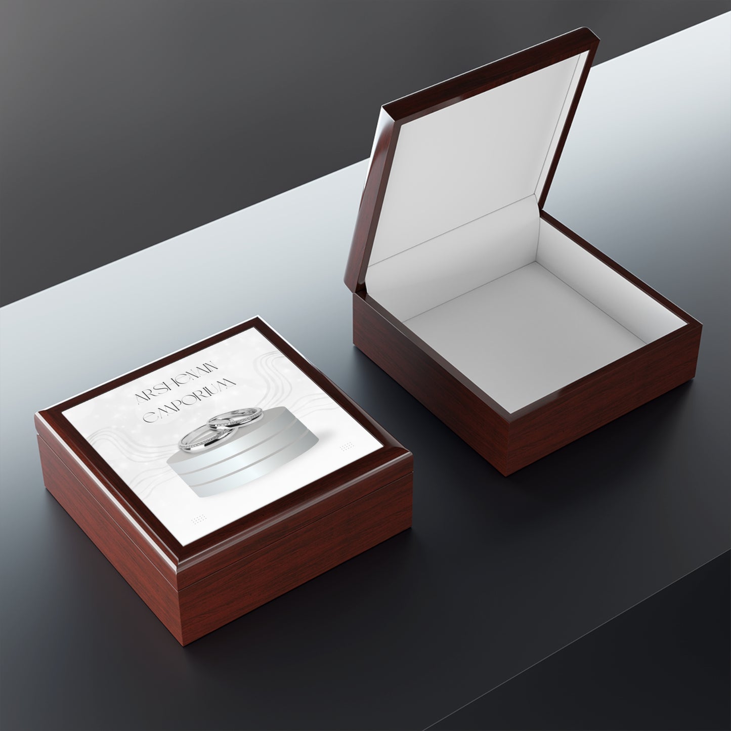 Elegant Jewelry Box for Keepsakes, Personalized Gift for Her, Wedding, Anniversary, Special Occasions, Ring Holder