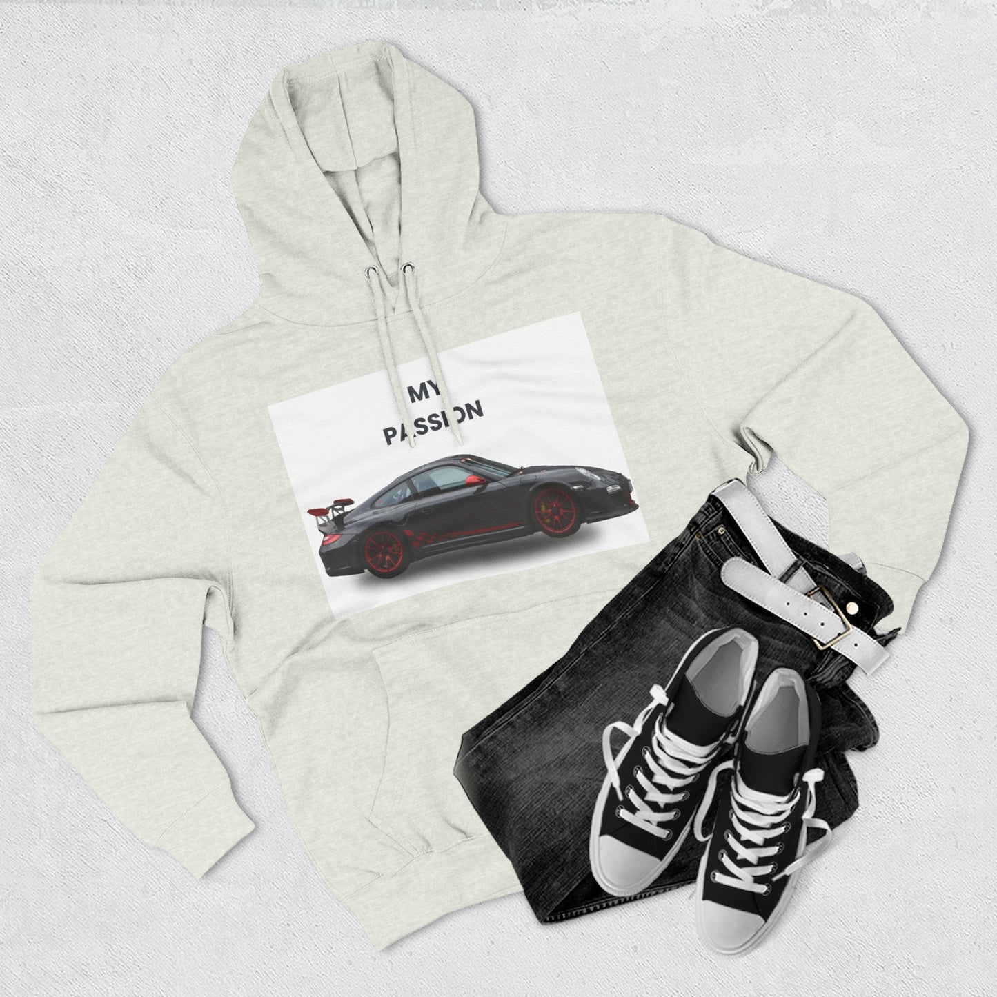 Cool Car Enthusiast Hoodie, Graphic Fleece Sweatshirt, Auto Lover Gift, Motorsport Apparel, Car-Themed Hoodie