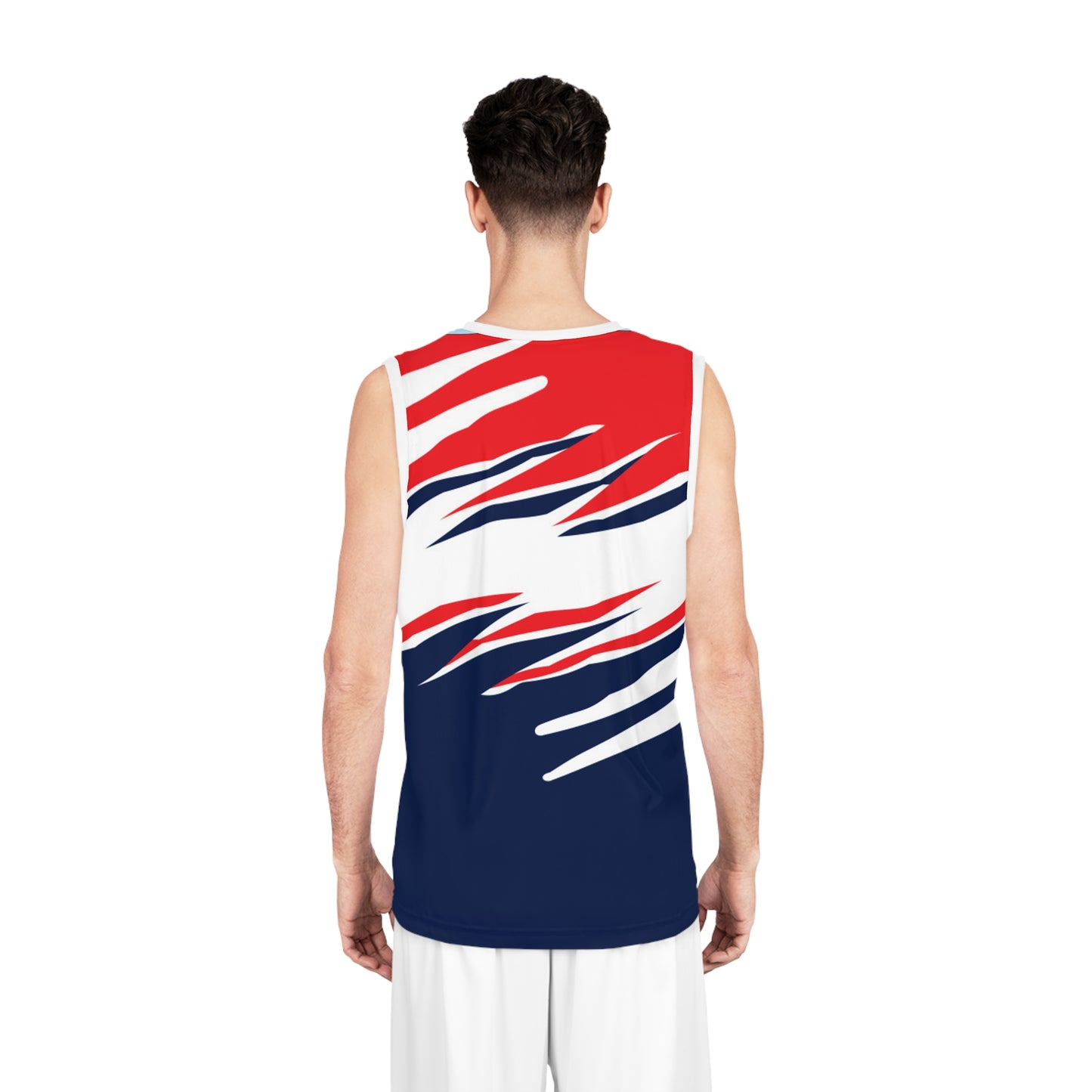 Dynamic Basketball Jersey, AOP Athletic Wear, Sports Fan Apparel, Gift for Gamers, Team Spirit Gear, Streetwear Style