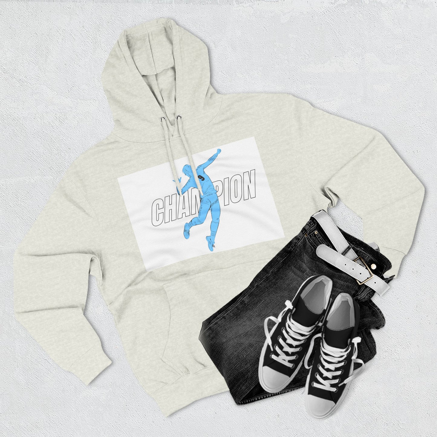 Champion Spirit Three-Panel Fleece Hoodie - Cozy Athletic Wear, Casual Style, Perfect Gift for Sports Lovers, Everyday Comfort, Ideal [...]