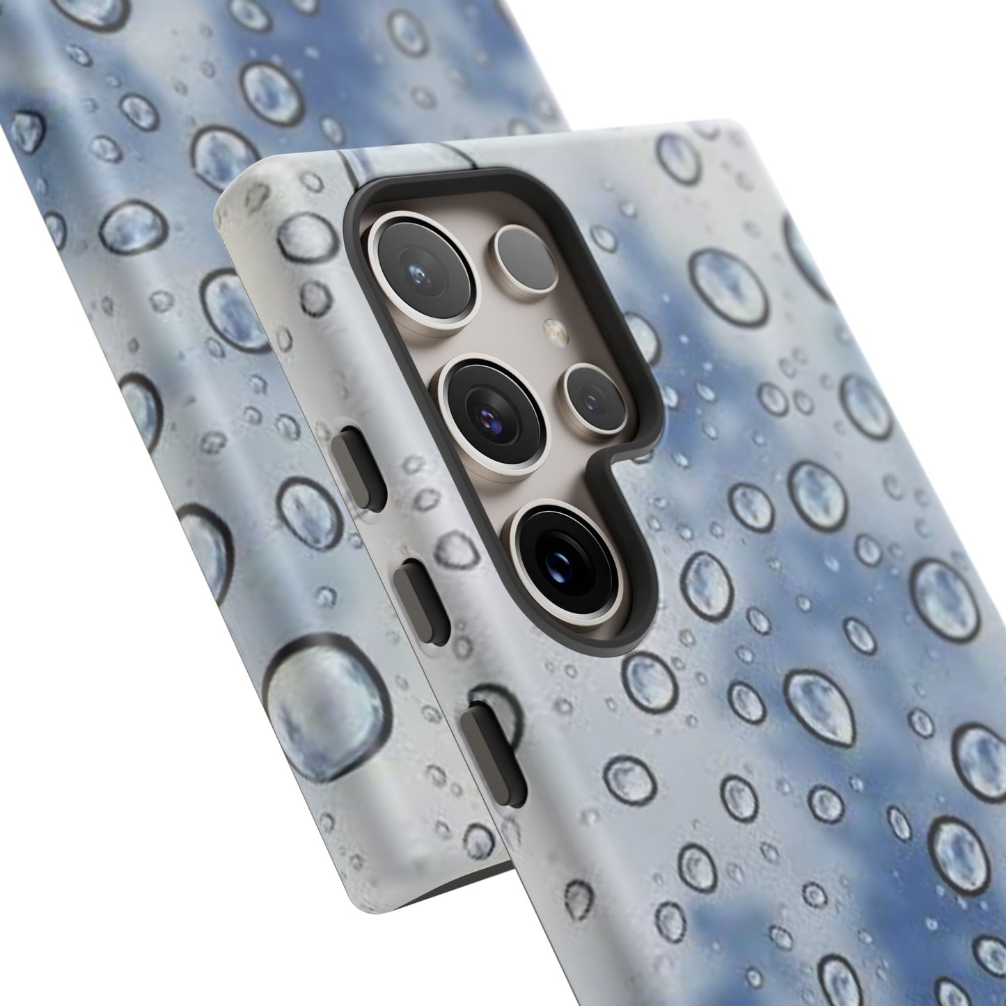Blue Water Droplet Phone Case, Tough Cases for Protection, Stylish Cellphone Cover, Unique Gifts for Her, Durable and Trendy