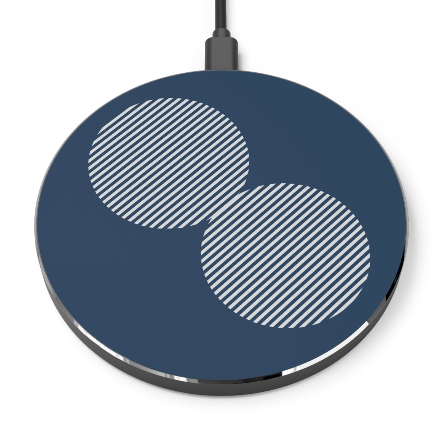 Fast Wireless Charger, Modern Phone Charger, Sleek Charging Pad, Tech Gift for Him/Her, Minimalist Home Office Decor, USB Wireless Dock