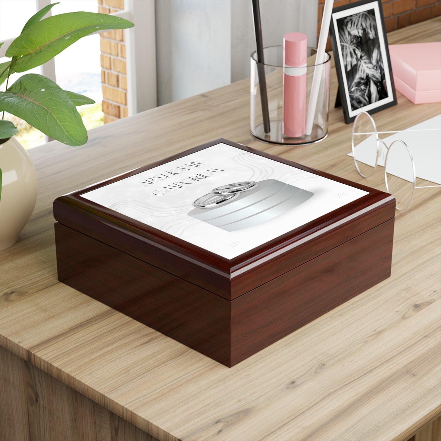 Elegant Jewelry Box for Keepsakes, Personalized Gift for Her, Wedding, Anniversary, Special Occasions, Ring Holder